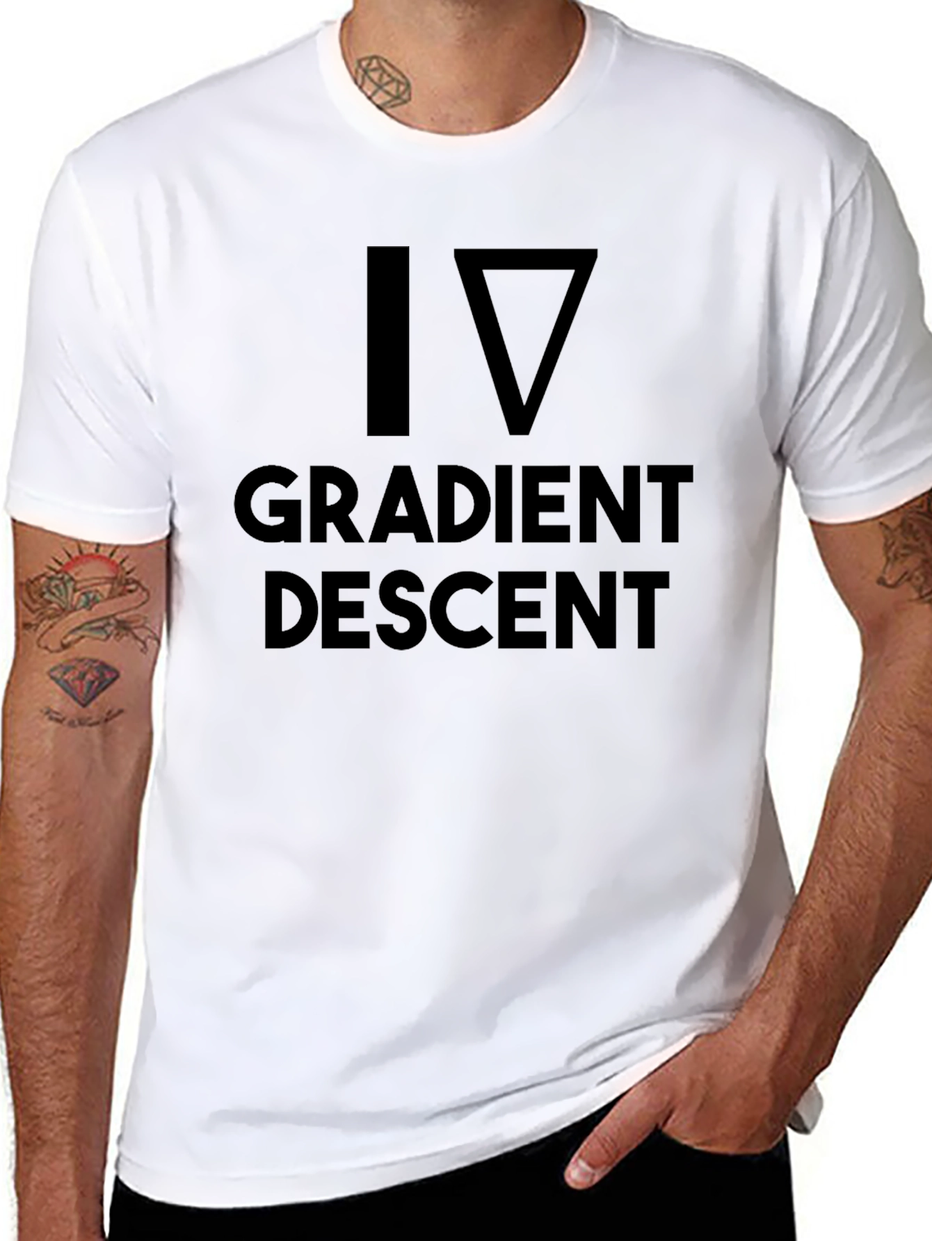 Gradient Descent Graphic Tee - Data Science Apparel