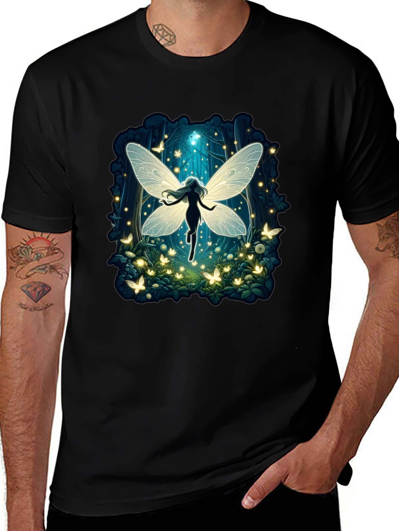Fairy Tale Tee: Enchanted Forest Graphic T-Shirt