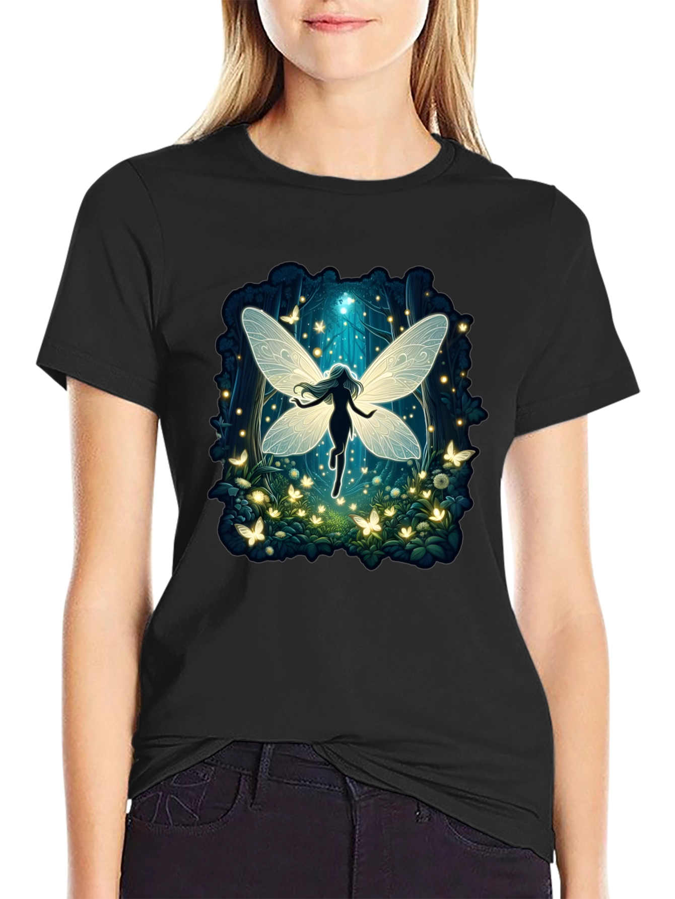 Fairy Tale Tee: Enchanted Forest Graphic T-Shirt