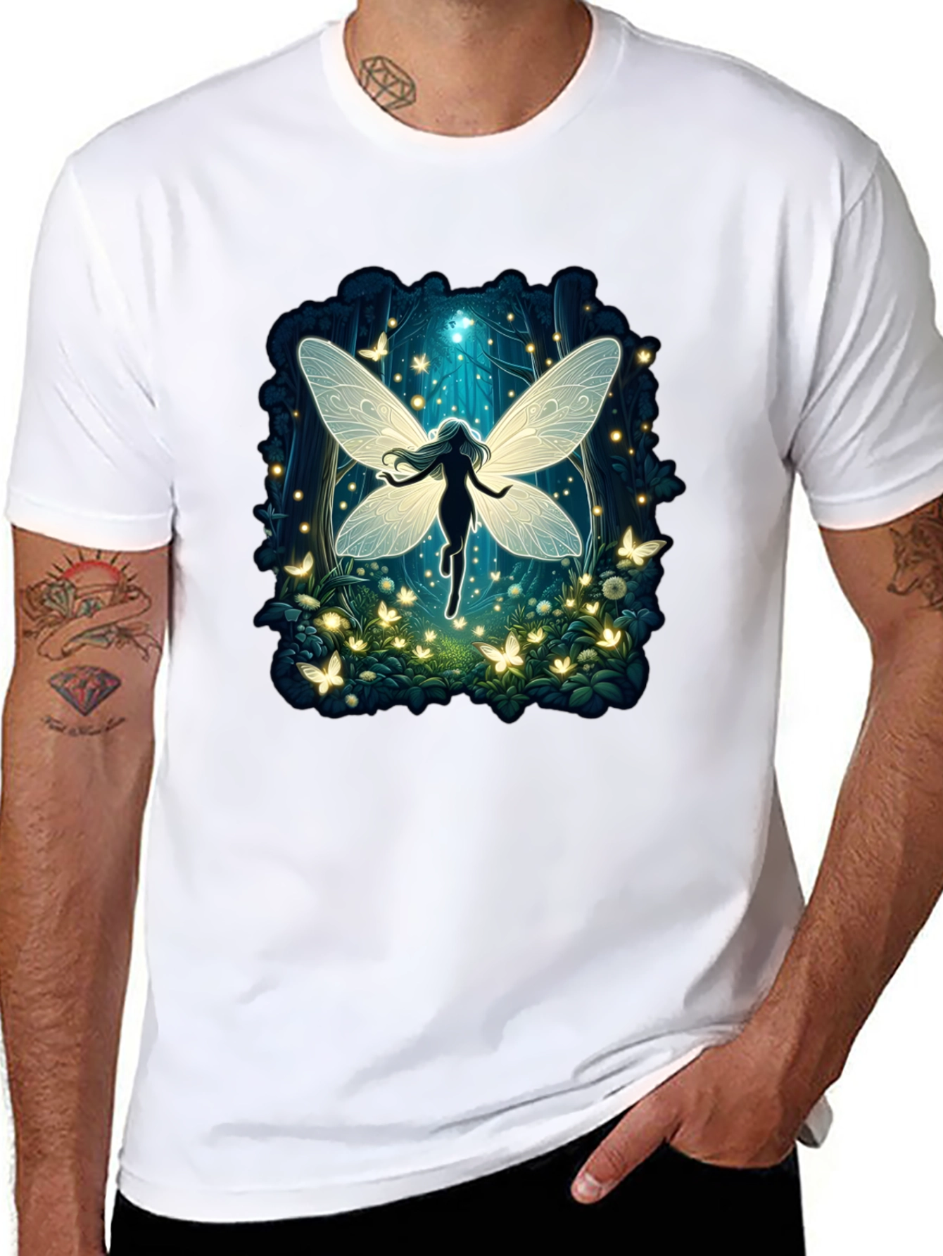Fairy Tale Tee: Enchanted Forest Graphic T-Shirt