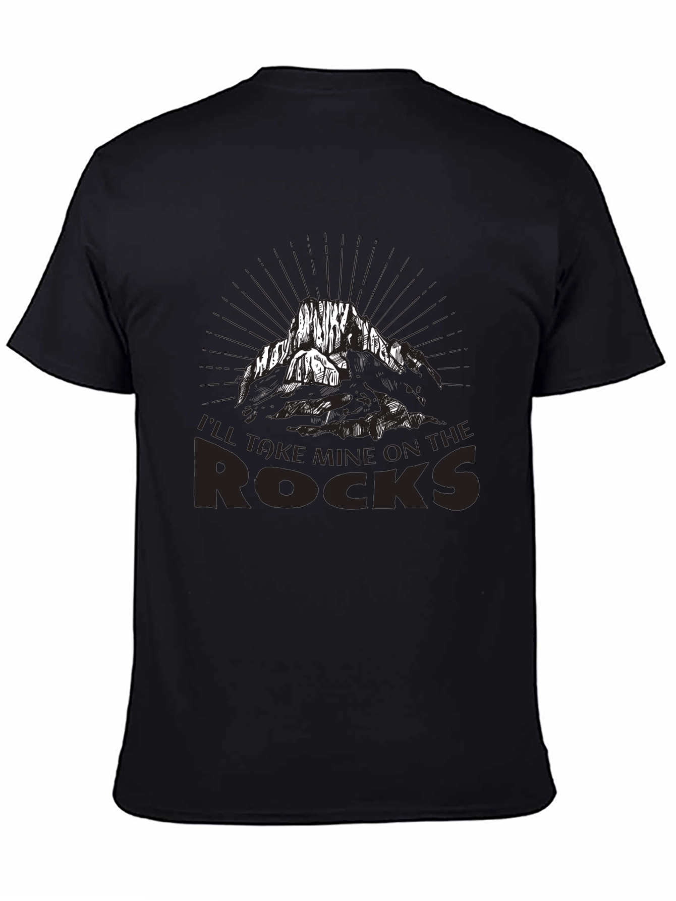 Ill Take Mine On The Rocks Graphic T-Shirt