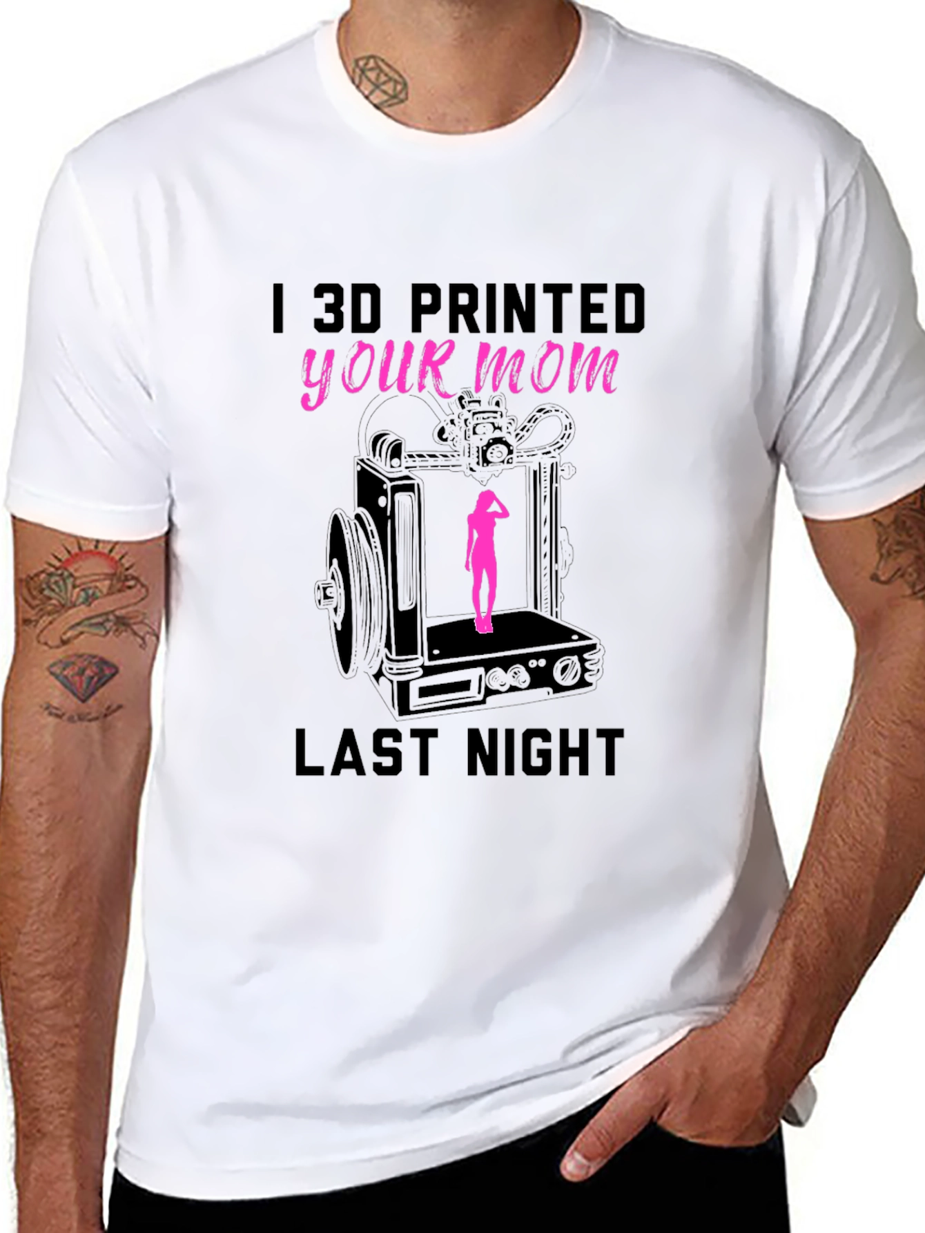 I 3D Printed Your Mom T-Shirt Funny Design