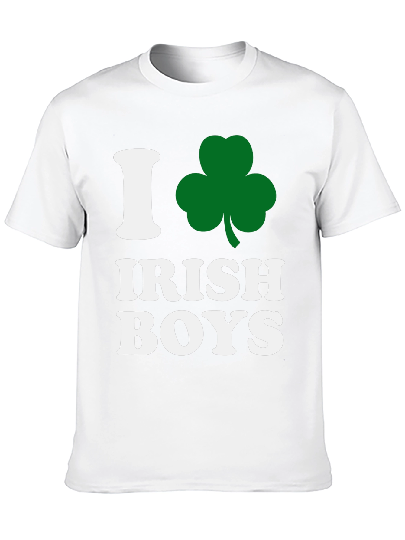 I Shamrock Irish Boys Black Graphic T-Shirt