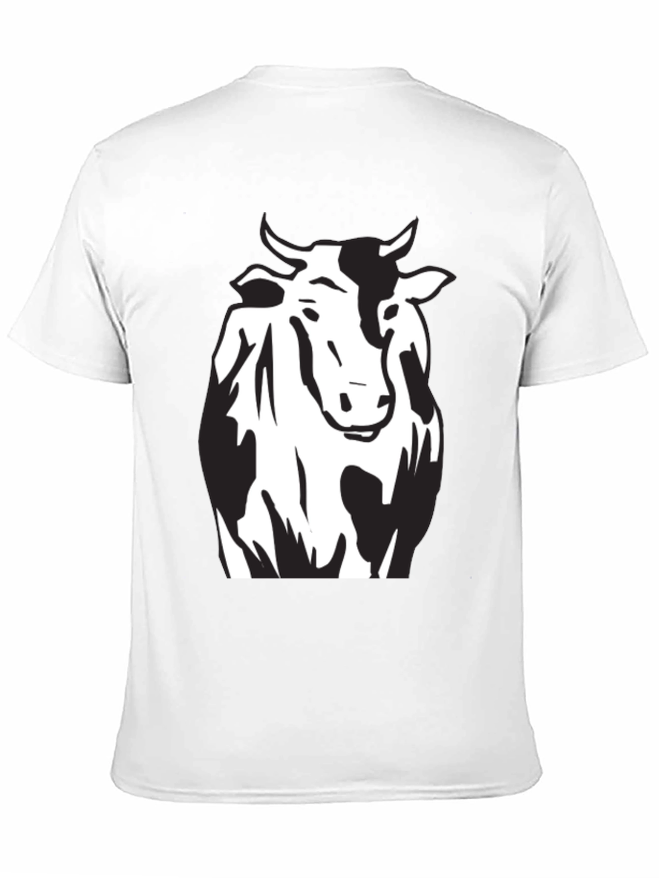 Cow Graphic Black T-Shirt - Unisex Style