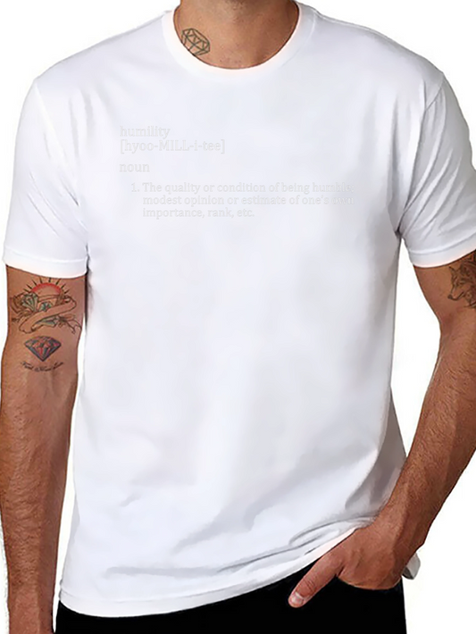 Humility Definition Graphic T-Shirt