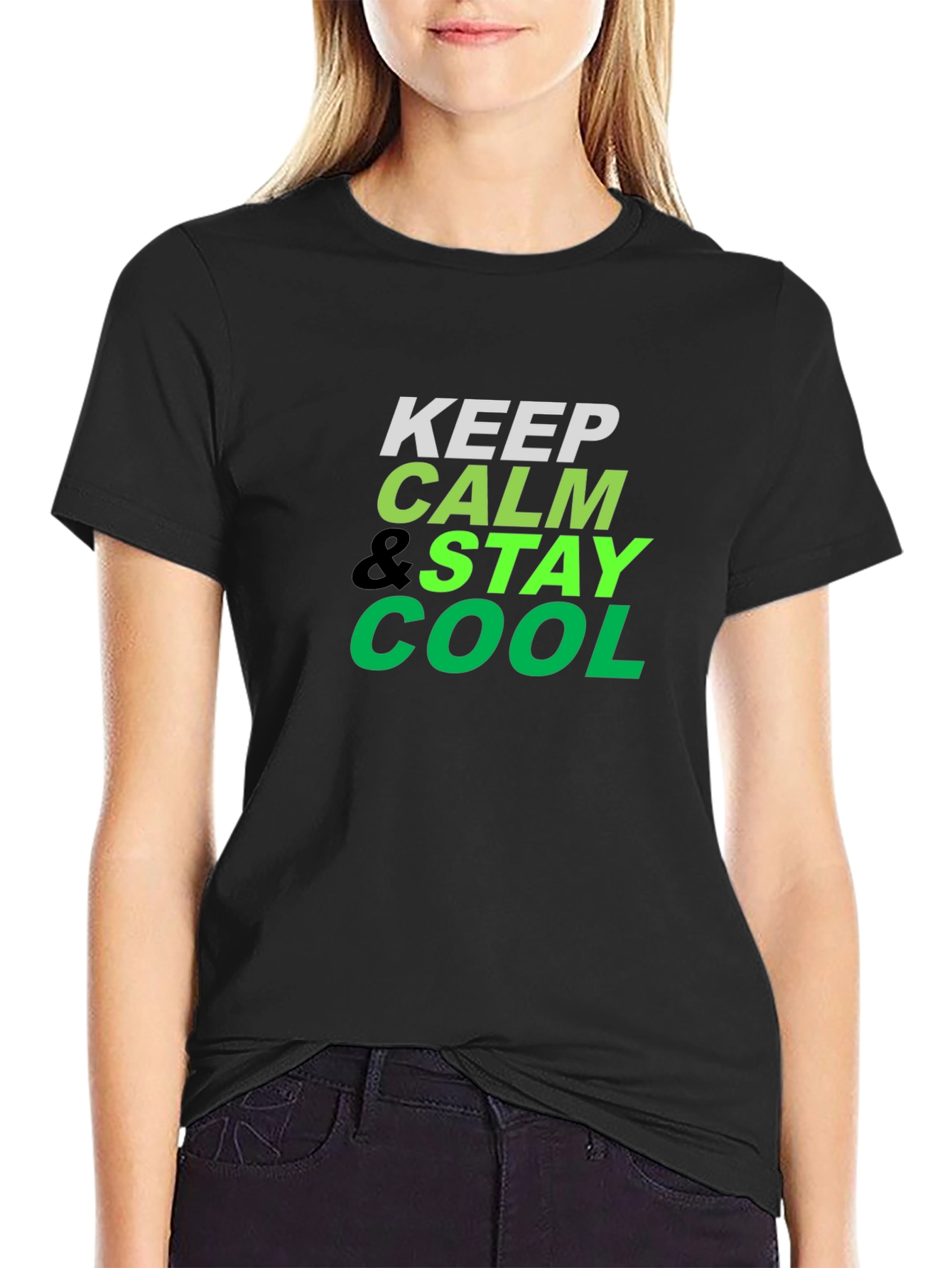 Keep Calm Stay Cool Graphic T-Shirt