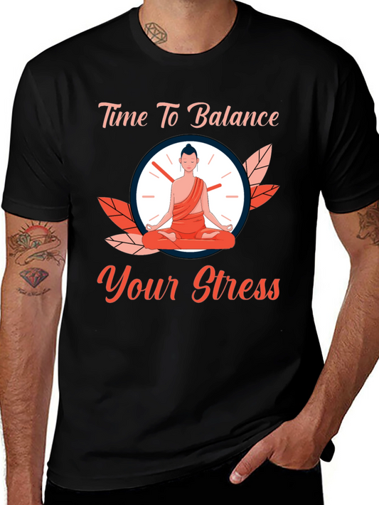 Time To Balance Your Stress Graphic T-Shirt