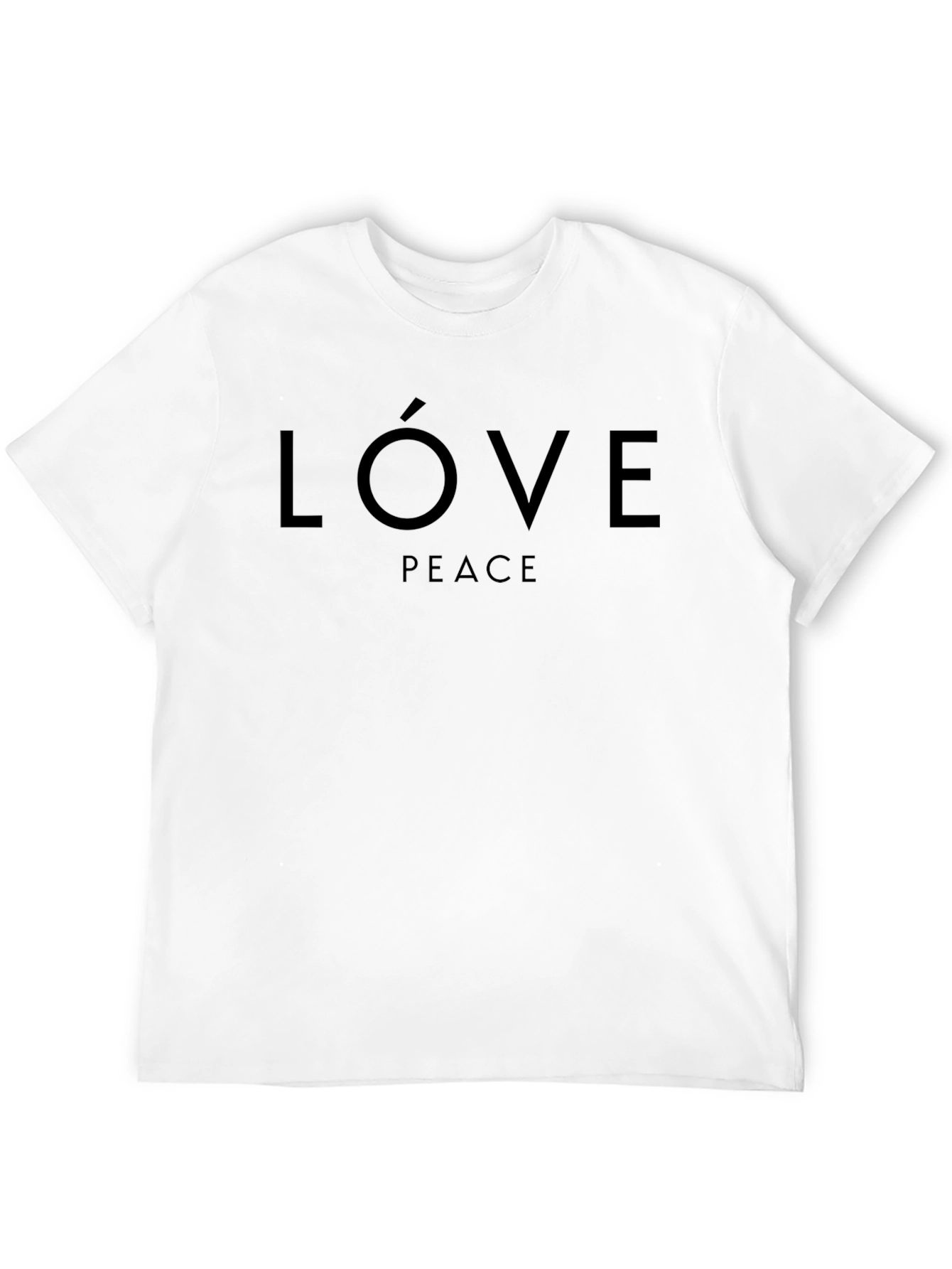 Love & Peace Graphic T-Shirt