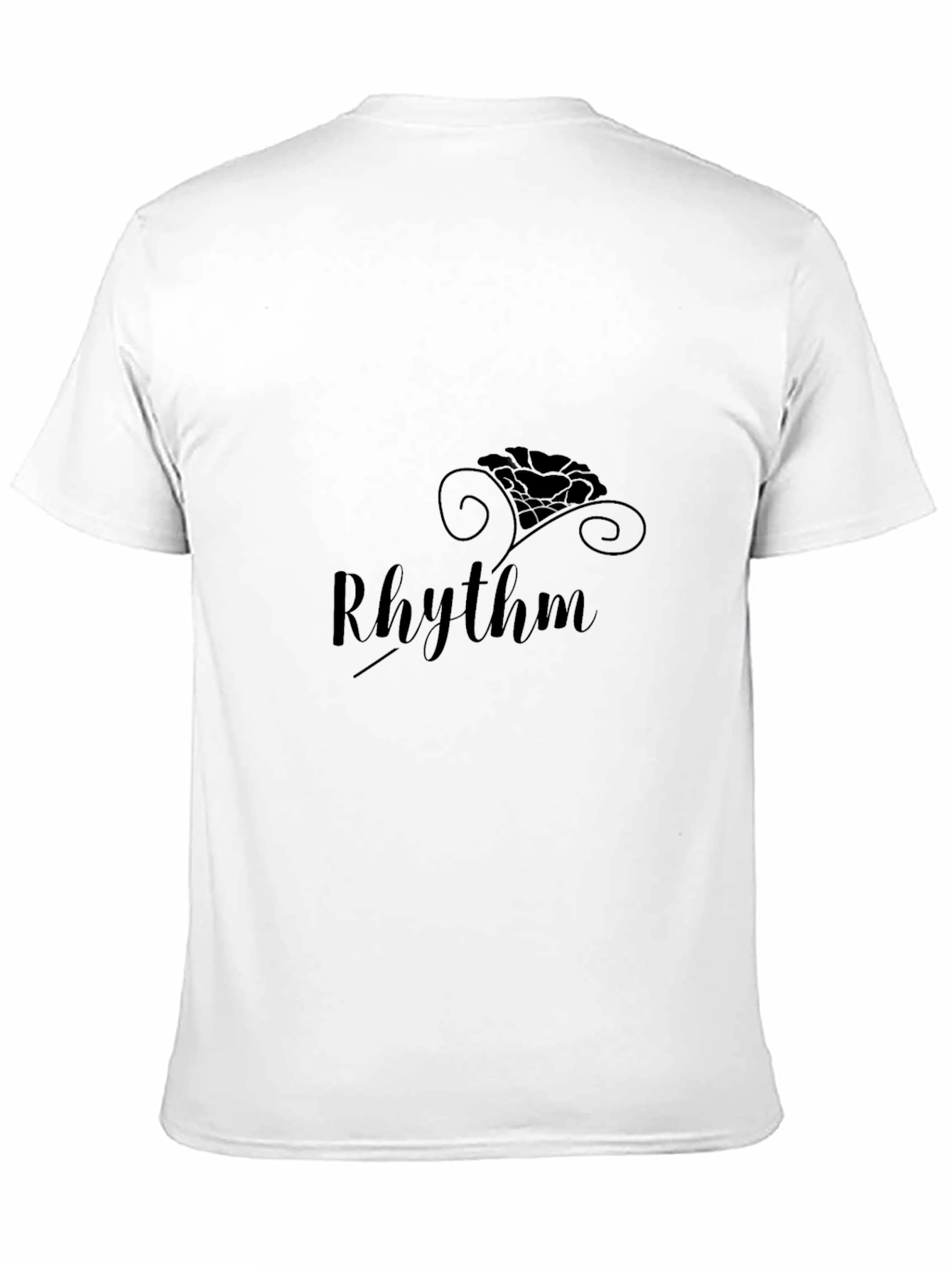 Mens Black Rhythm Graphic Tee