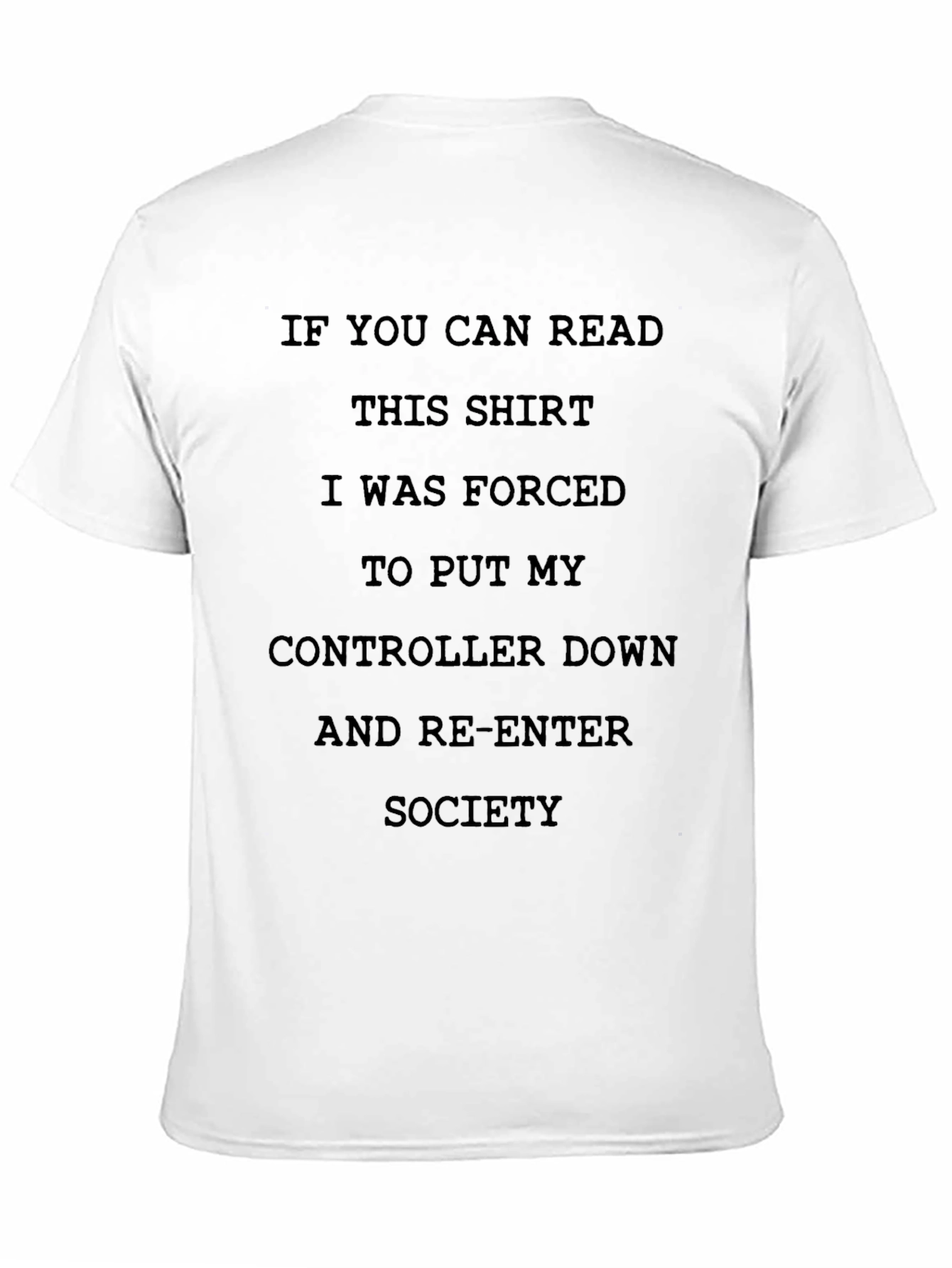 Gamers Forced Socialization Graphic T-Shirt