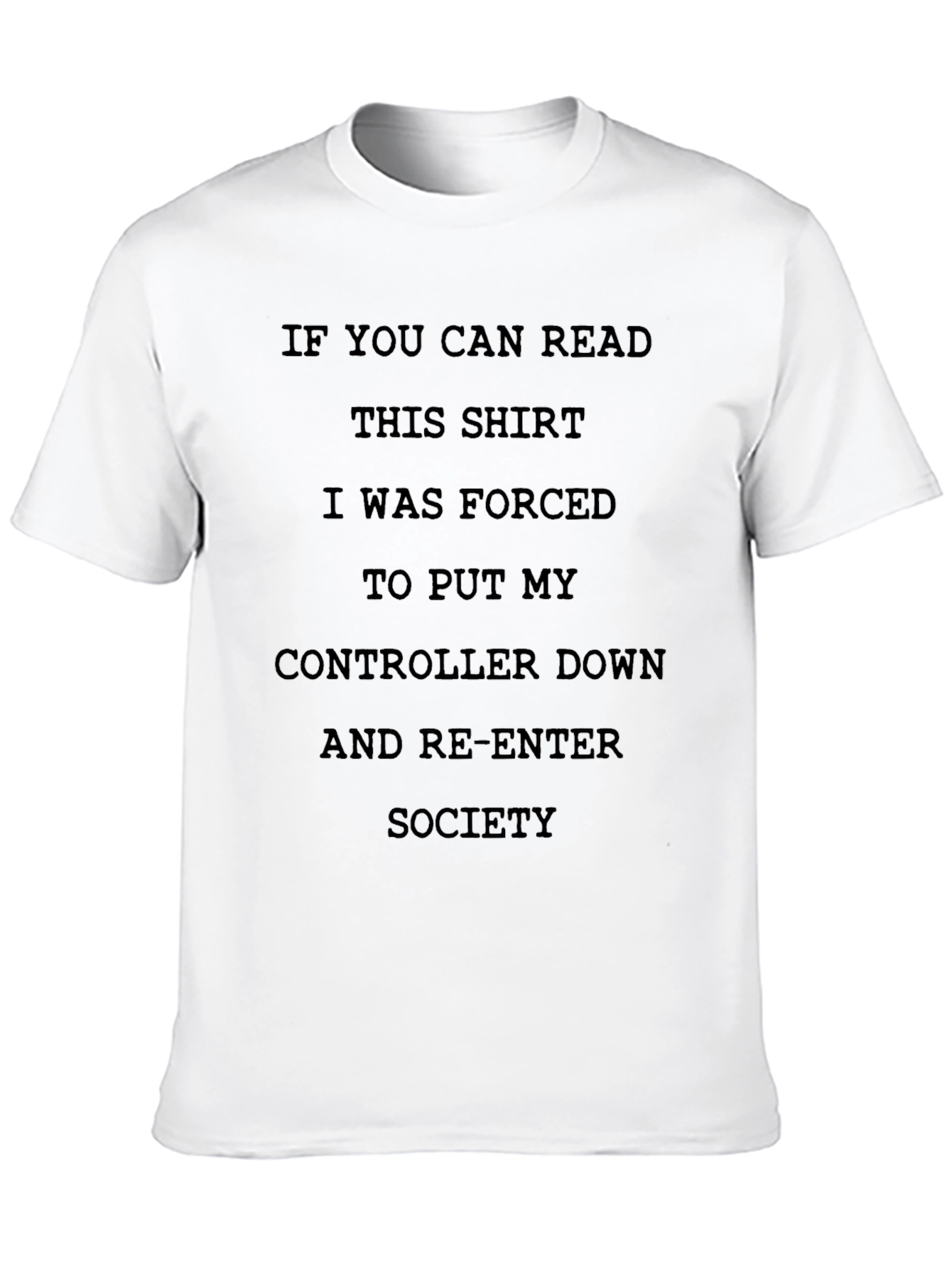 Gamers Forced Socialization Graphic T-Shirt