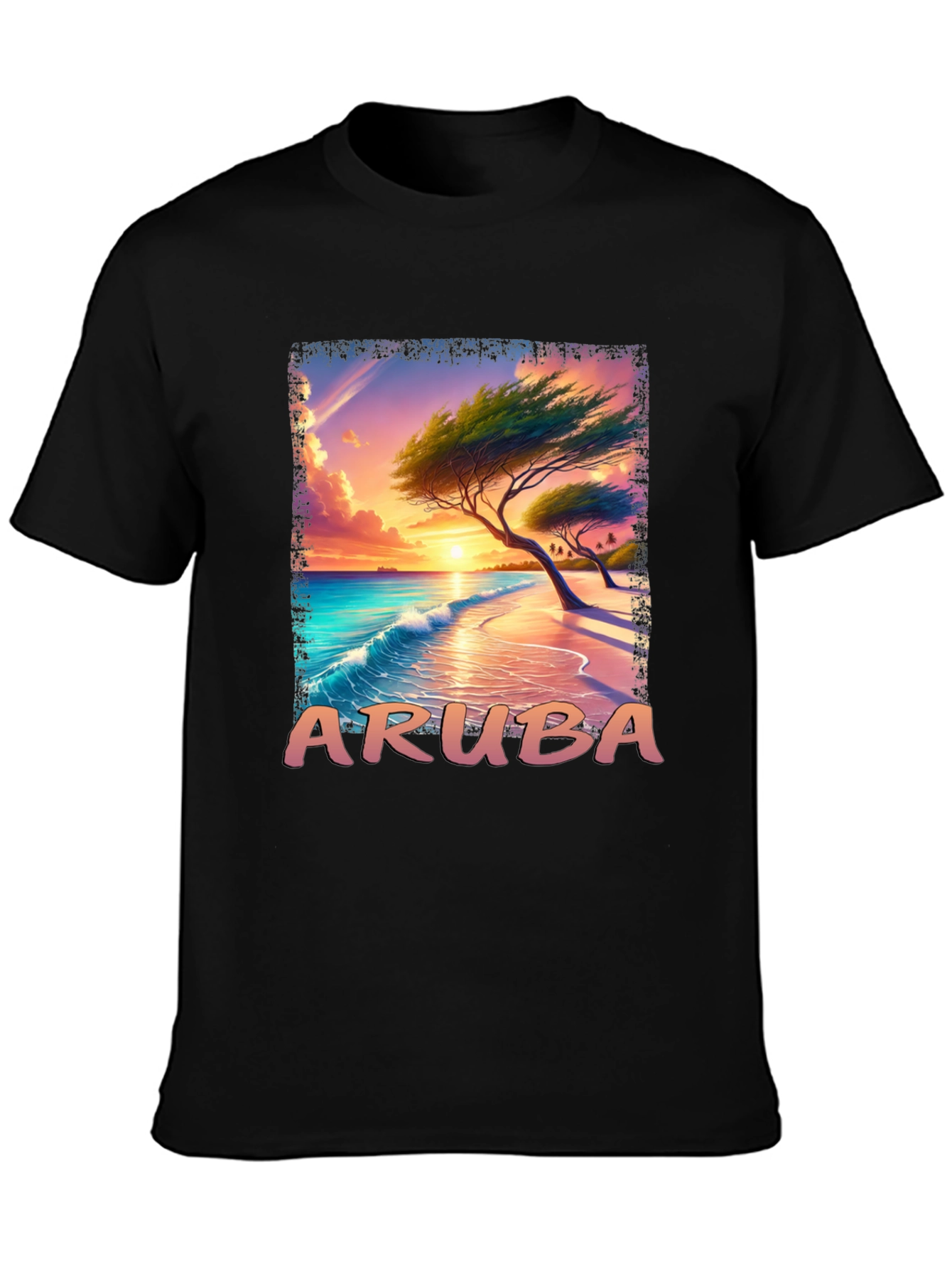 Aruba Sunset Graphic T-Shirt