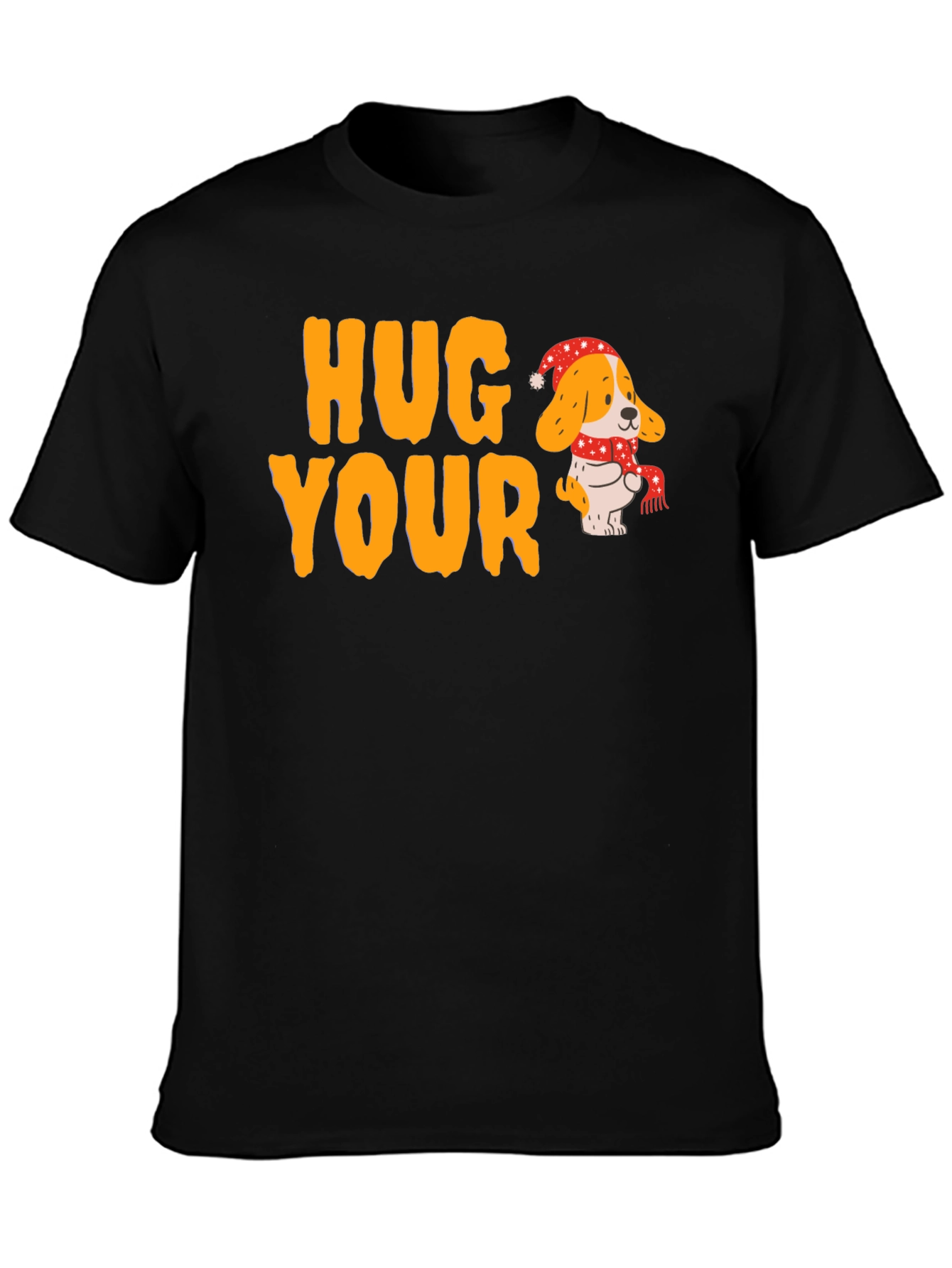 Hug Your Dog T-Shirt Holiday Beagle Tee