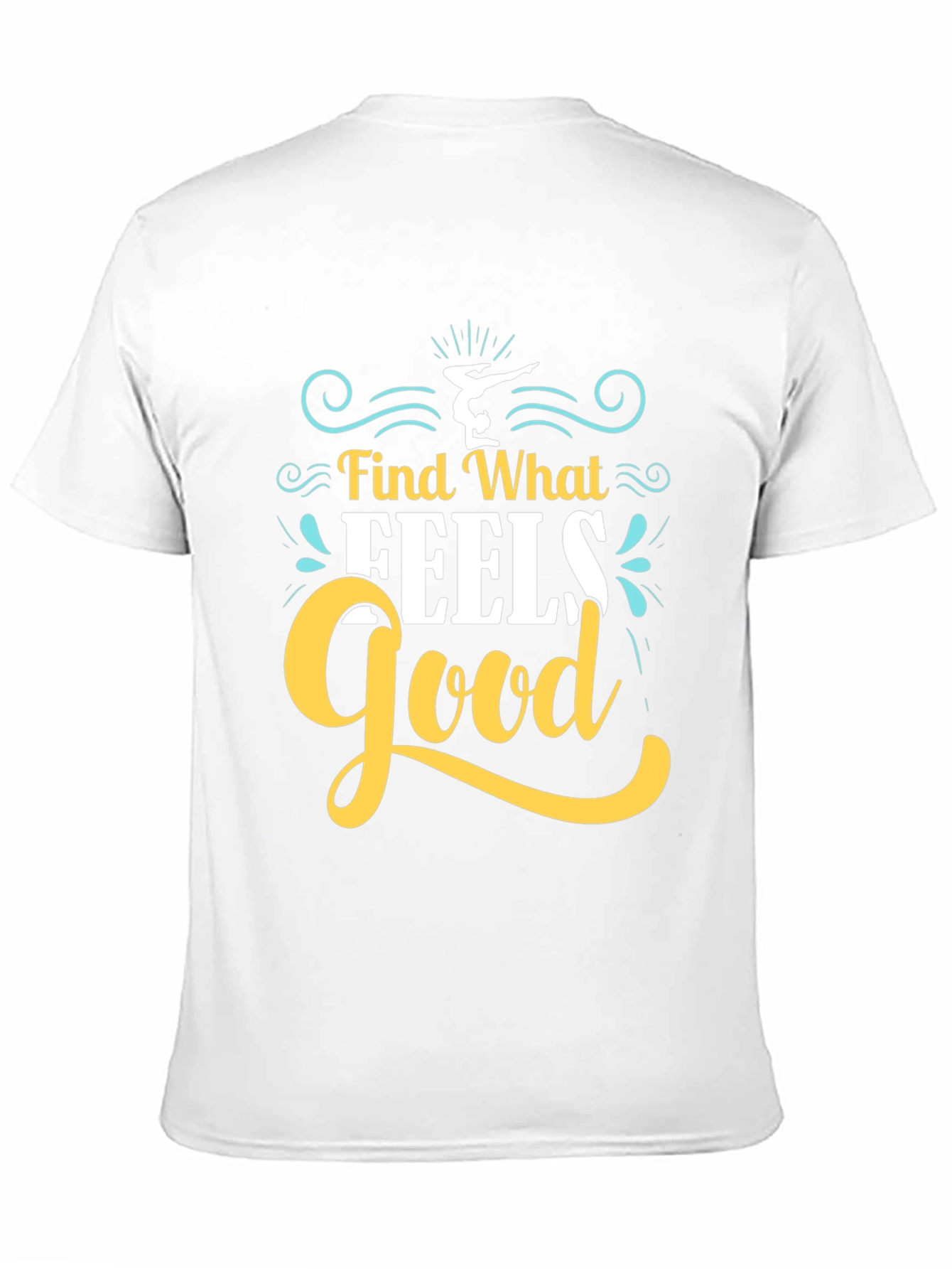 Find What Feels Good Black Graphic Tee