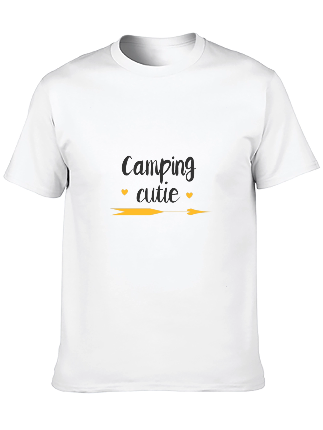 Camping Cutie Graphic Tee - Black Unisex T-Shirt