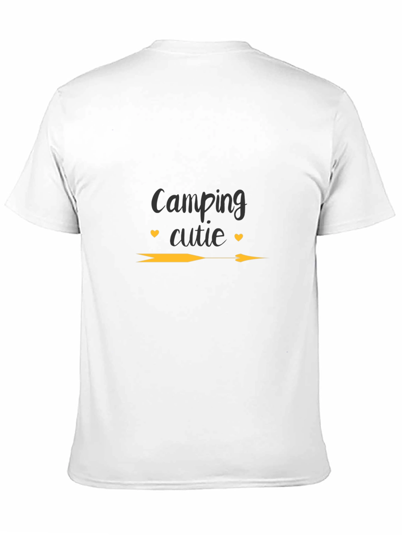 Camping Cutie Graphic Tee - Black Unisex T-Shirt