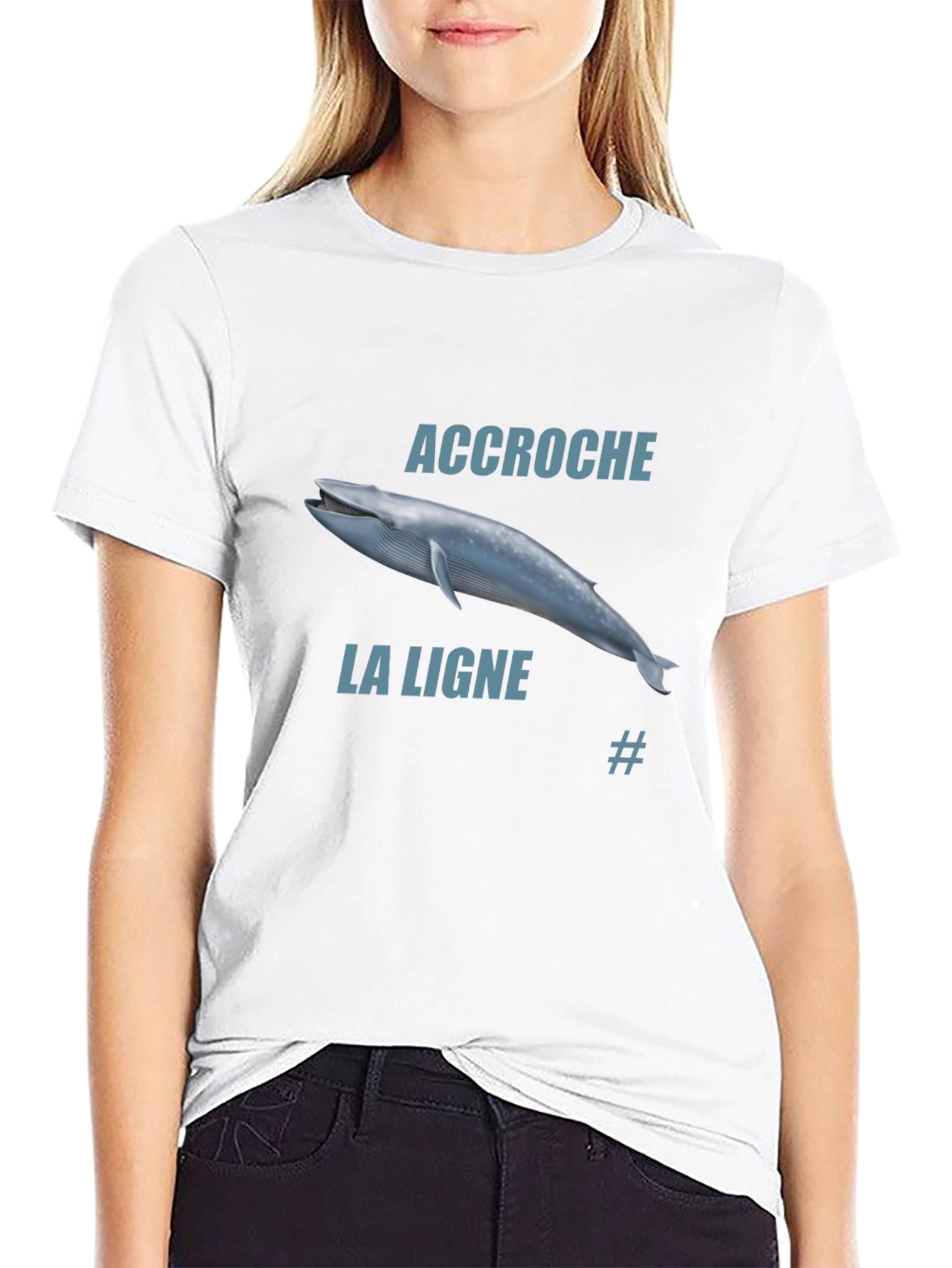Accroche La Ligne Whale T-Shirt