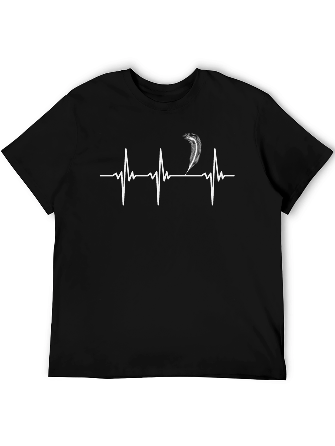 Heartbeat Feather Graphic Tee
