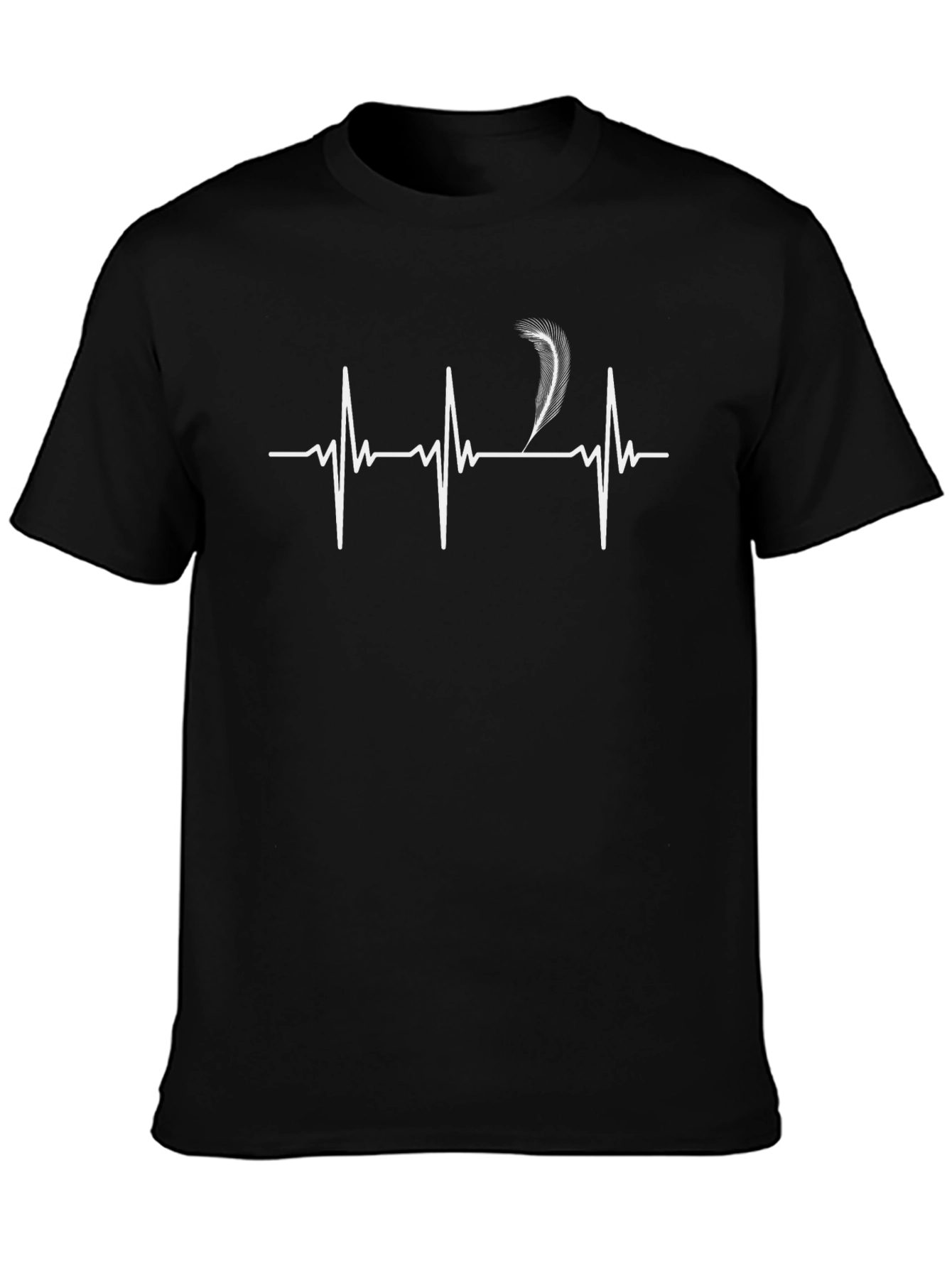 Heartbeat Feather Graphic Tee
