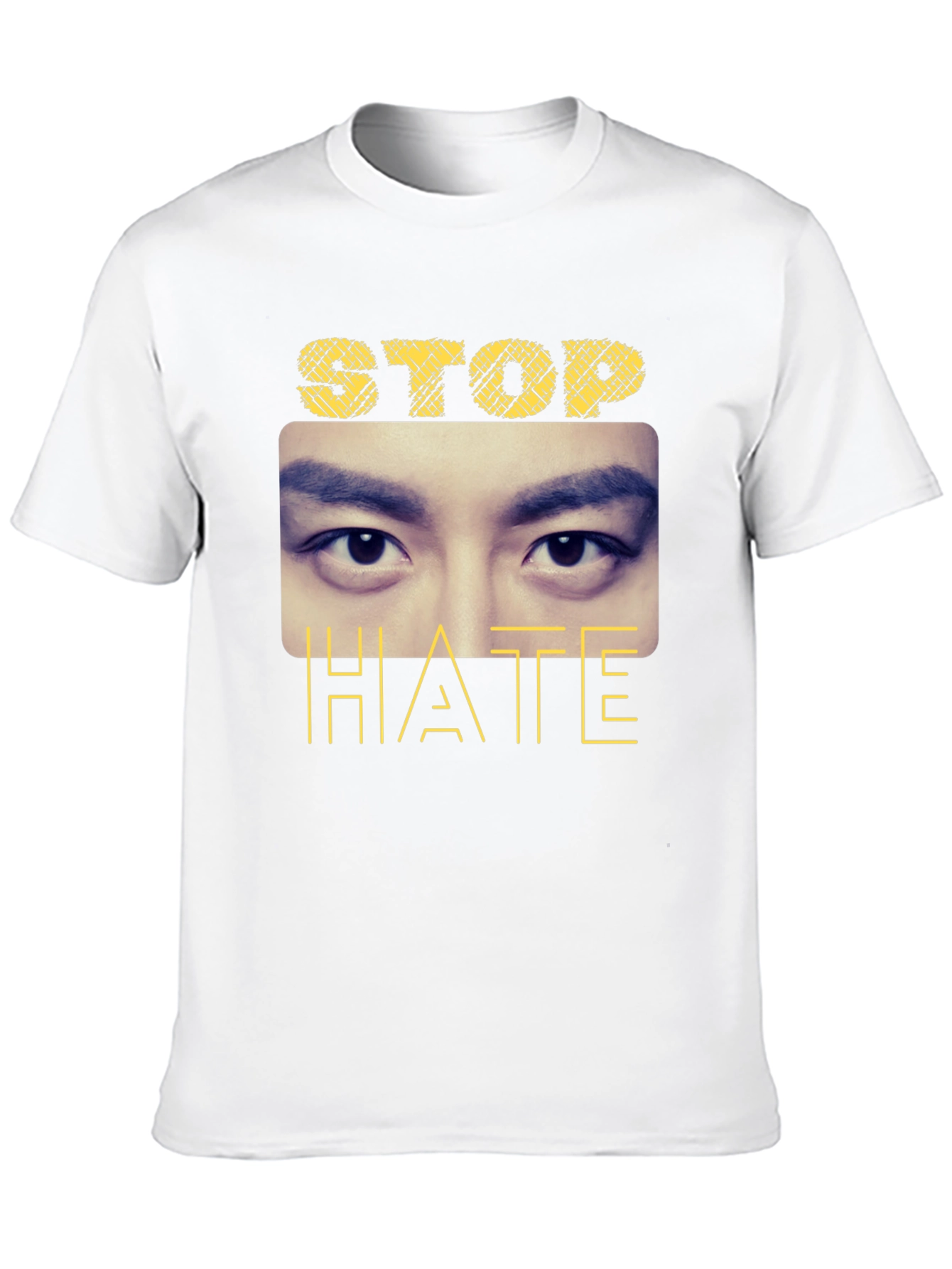 Stop Hate Graphic Tee - Unisex Black T-Shirt