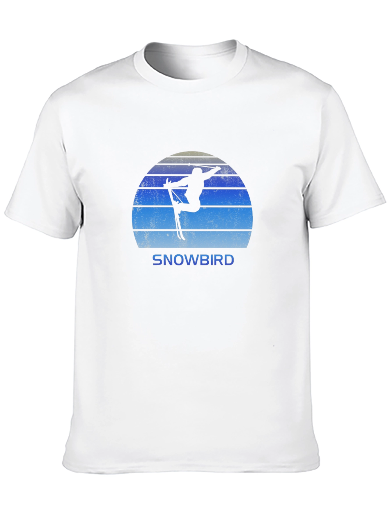 Snowbird Retro Ski T-Shirt - Classic Winter Style