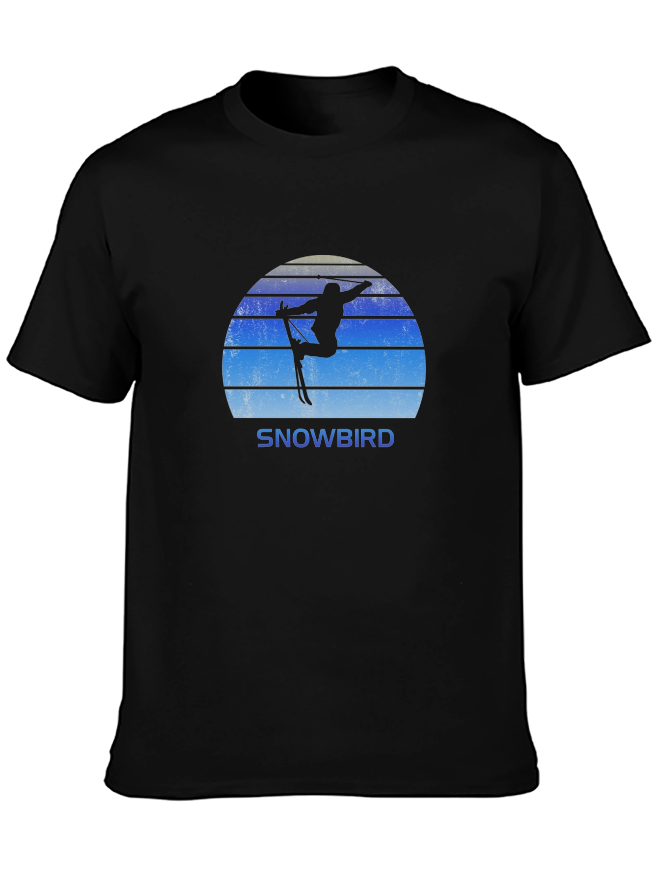 Snowbird Retro Ski T-Shirt - Classic Winter Style