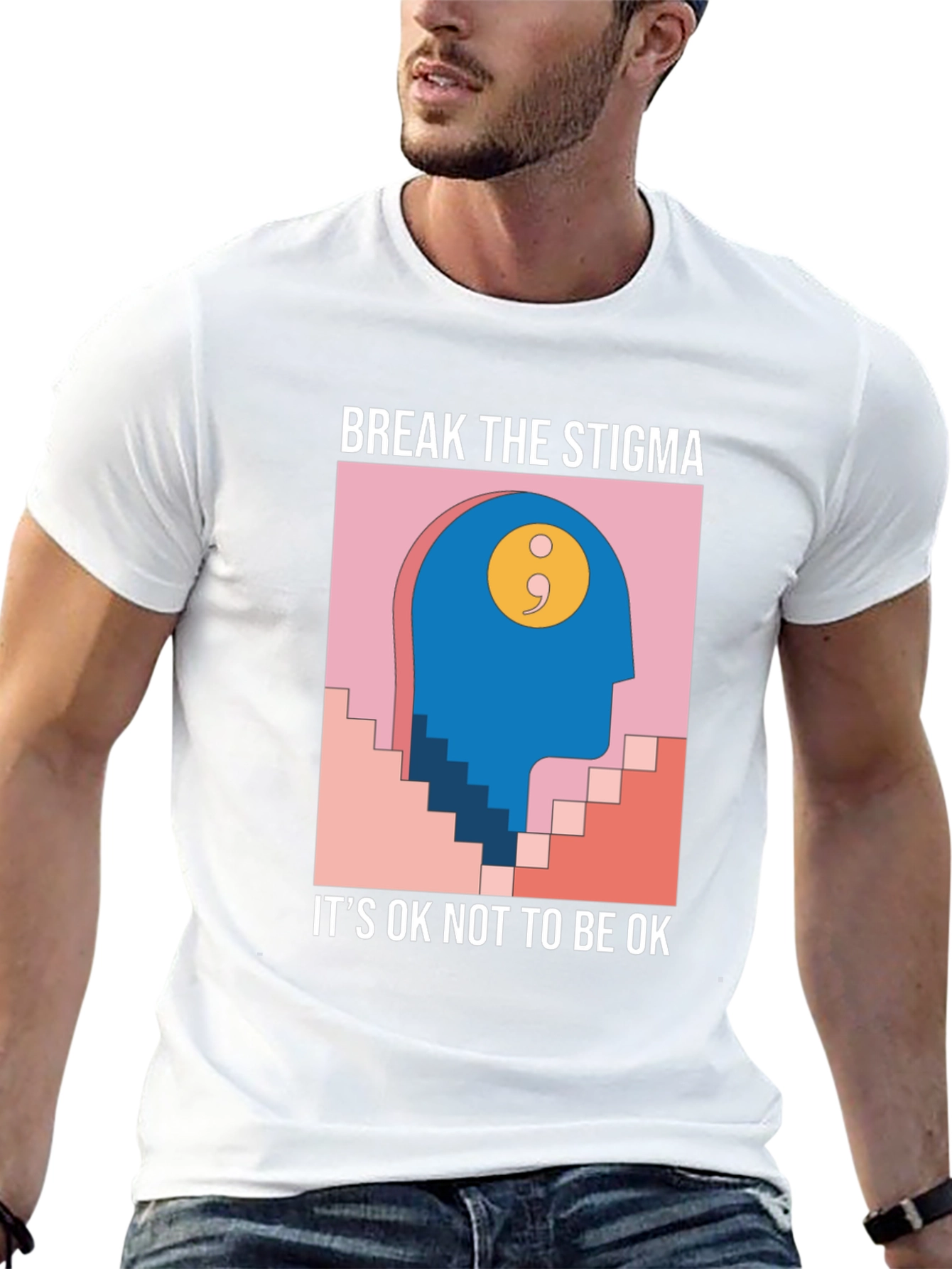 Break the Stigma Mental Health Awareness T-Shirt