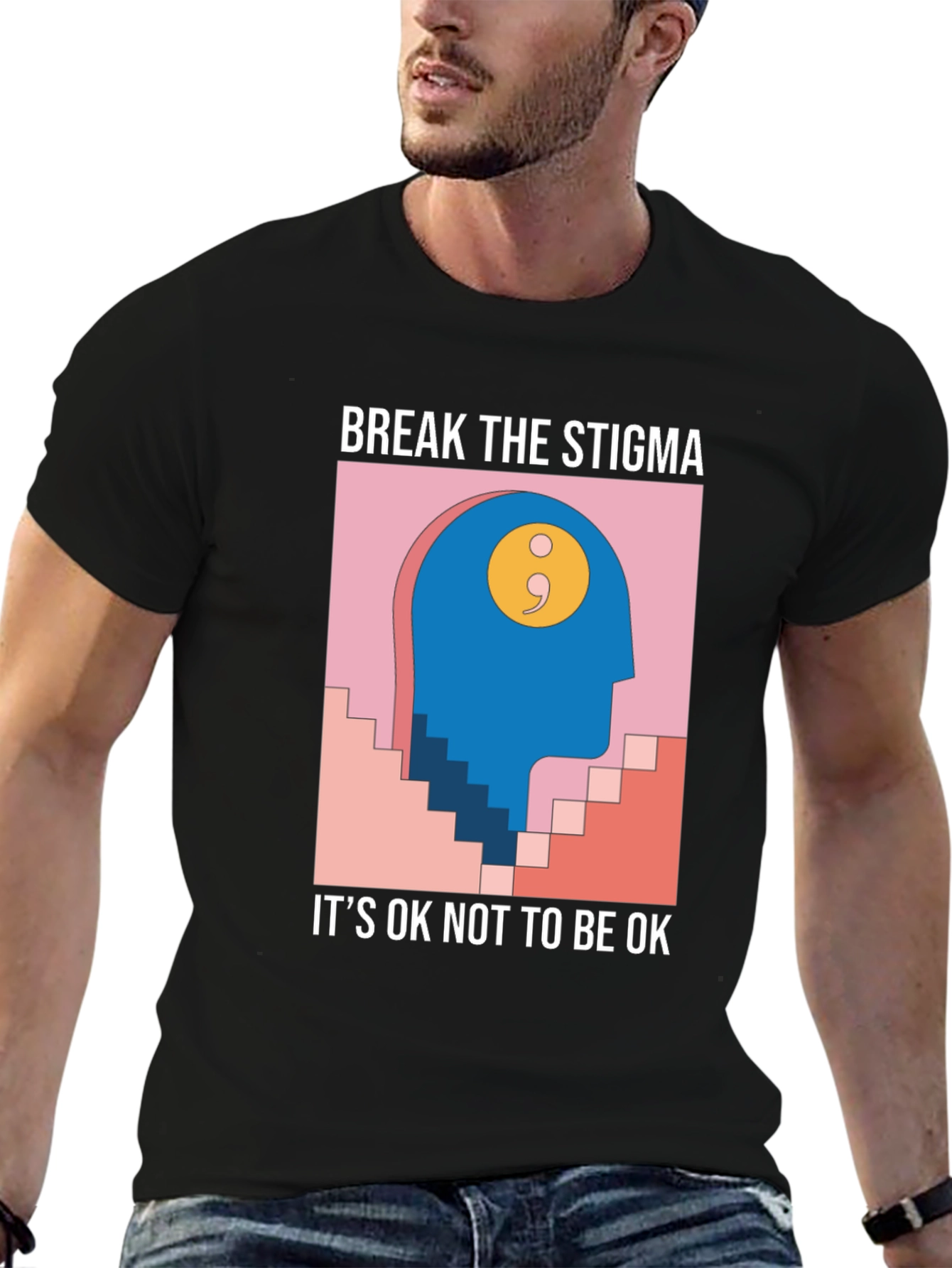 Break the Stigma Mental Health Awareness T-Shirt