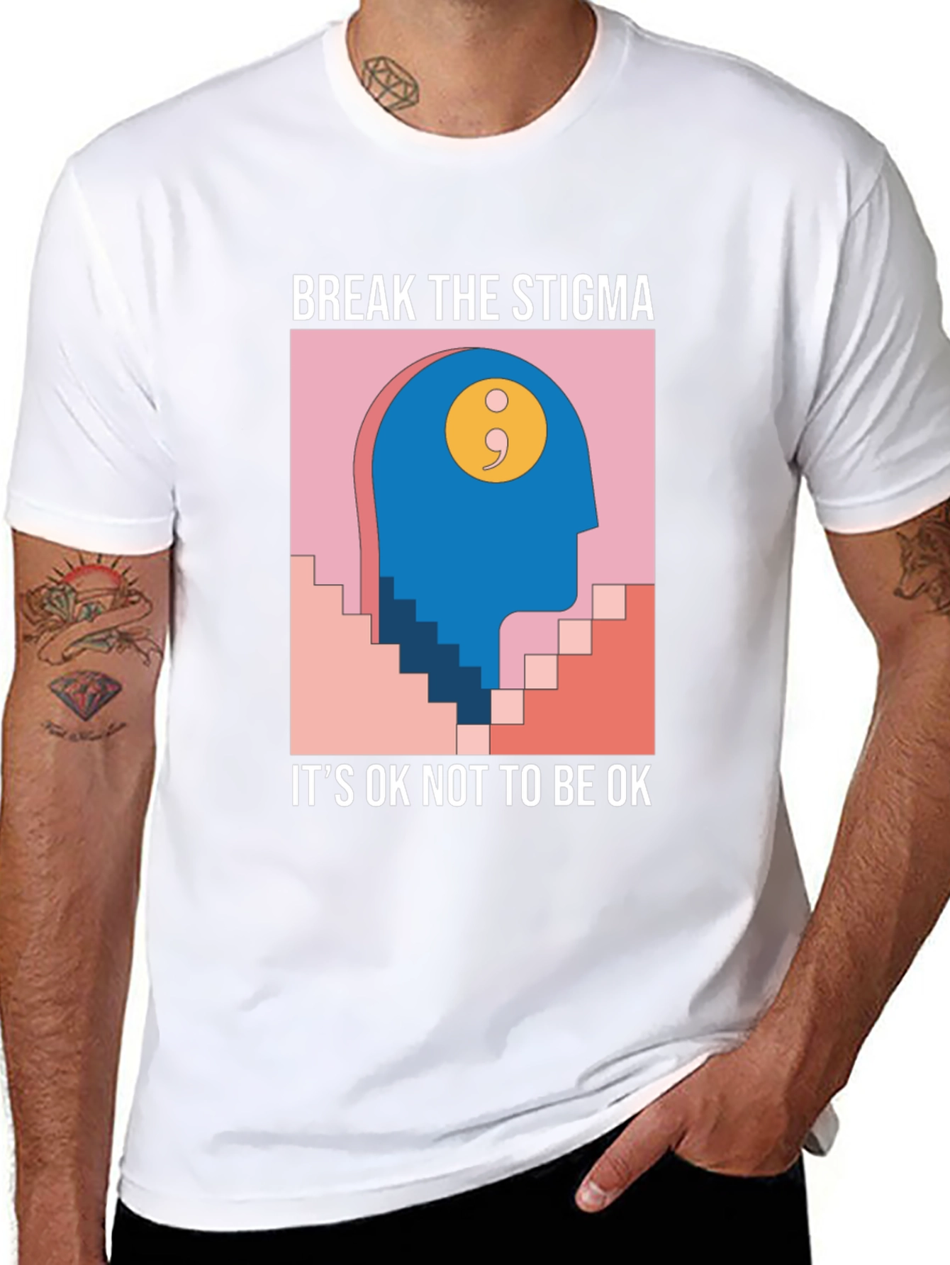 Break the Stigma Mental Health Awareness T-Shirt