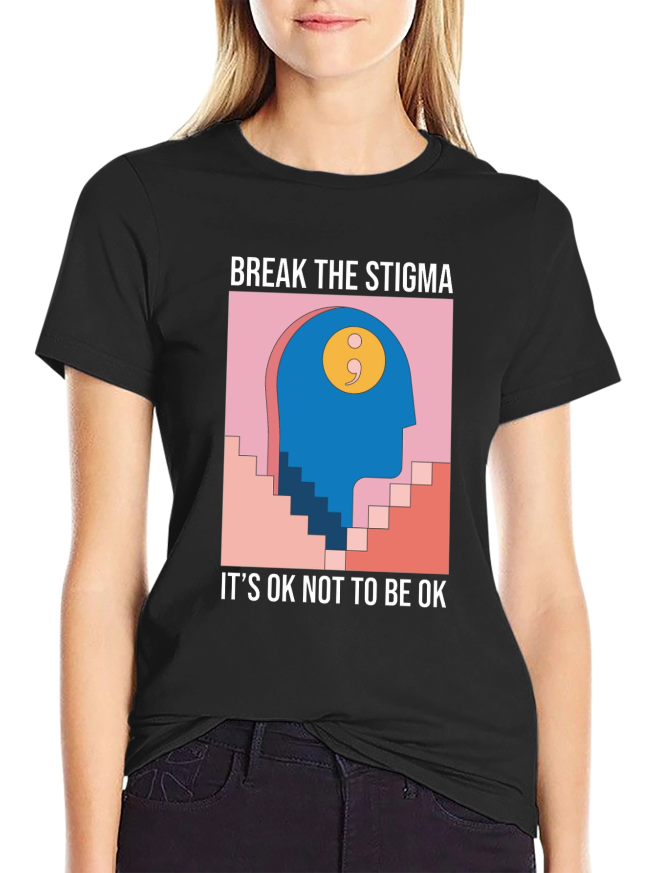 Break the Stigma Mental Health Awareness T-Shirt
