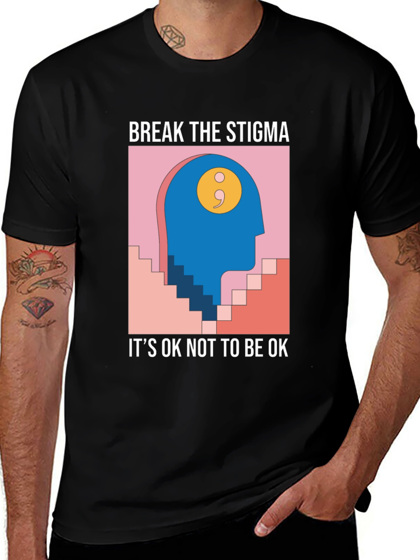 Break the Stigma Mental Health Awareness T-Shirt
