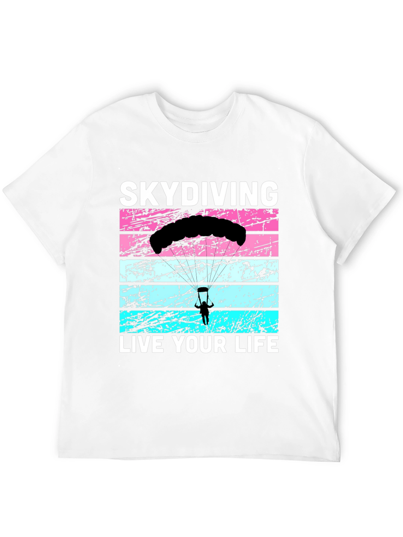 Skydiving Live Your Life Graphic Tee