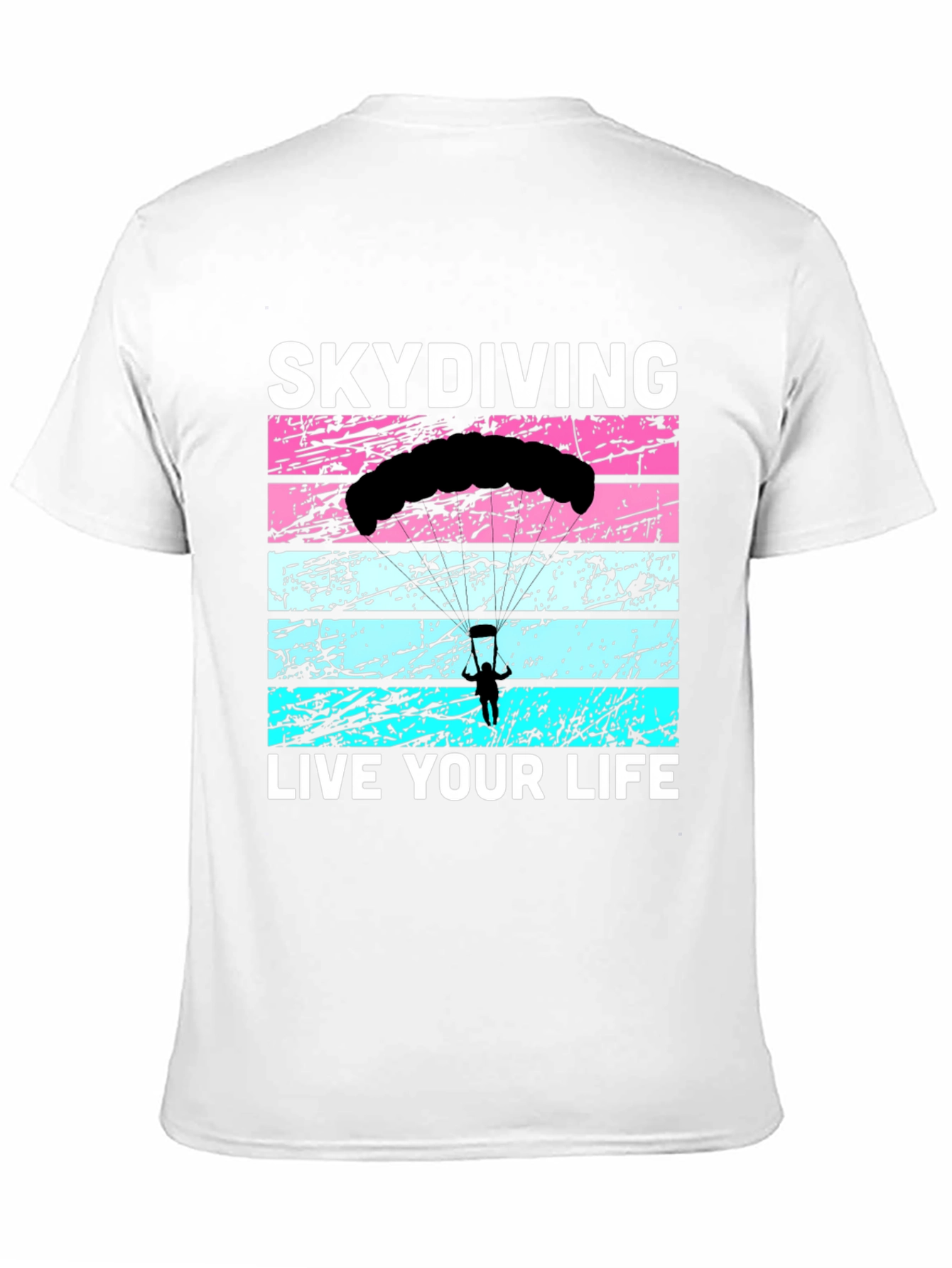 Skydiving Live Your Life Graphic Tee