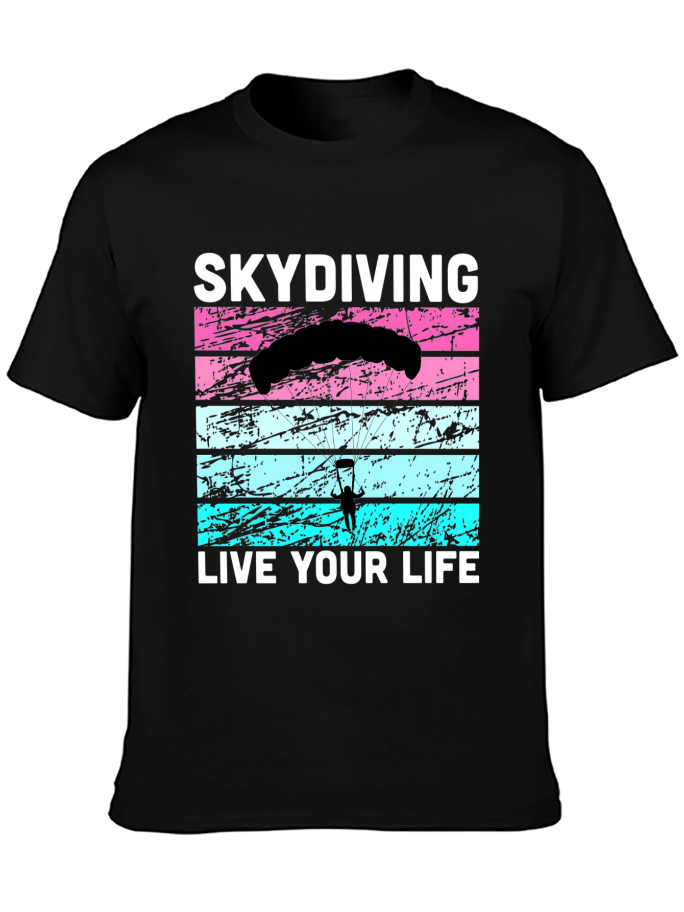 Skydiving Live Your Life Graphic Tee