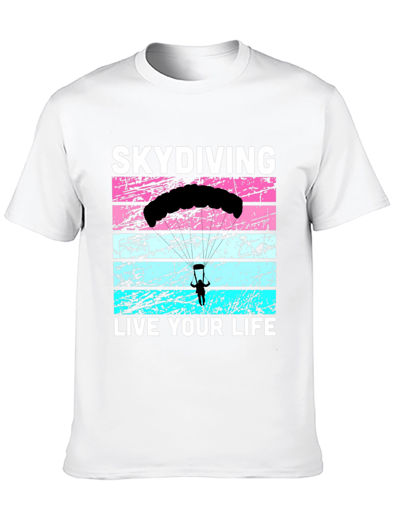 Skydiving Live Your Life Graphic Tee