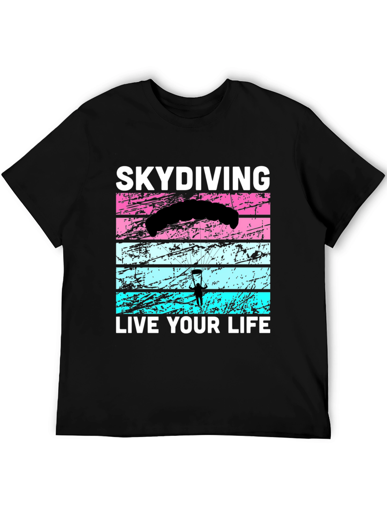 Skydiving Live Your Life Graphic Tee