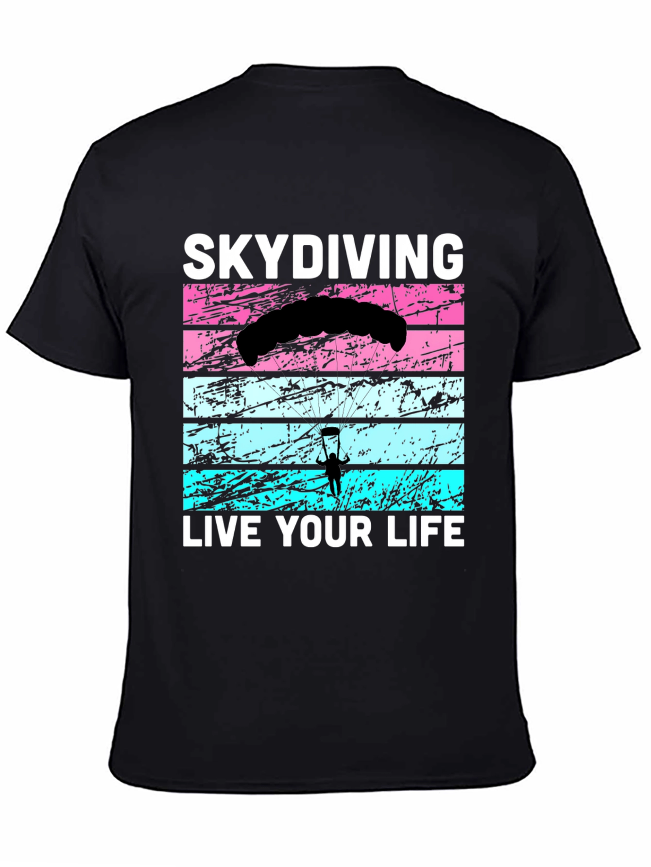 Skydiving Live Your Life Graphic Tee