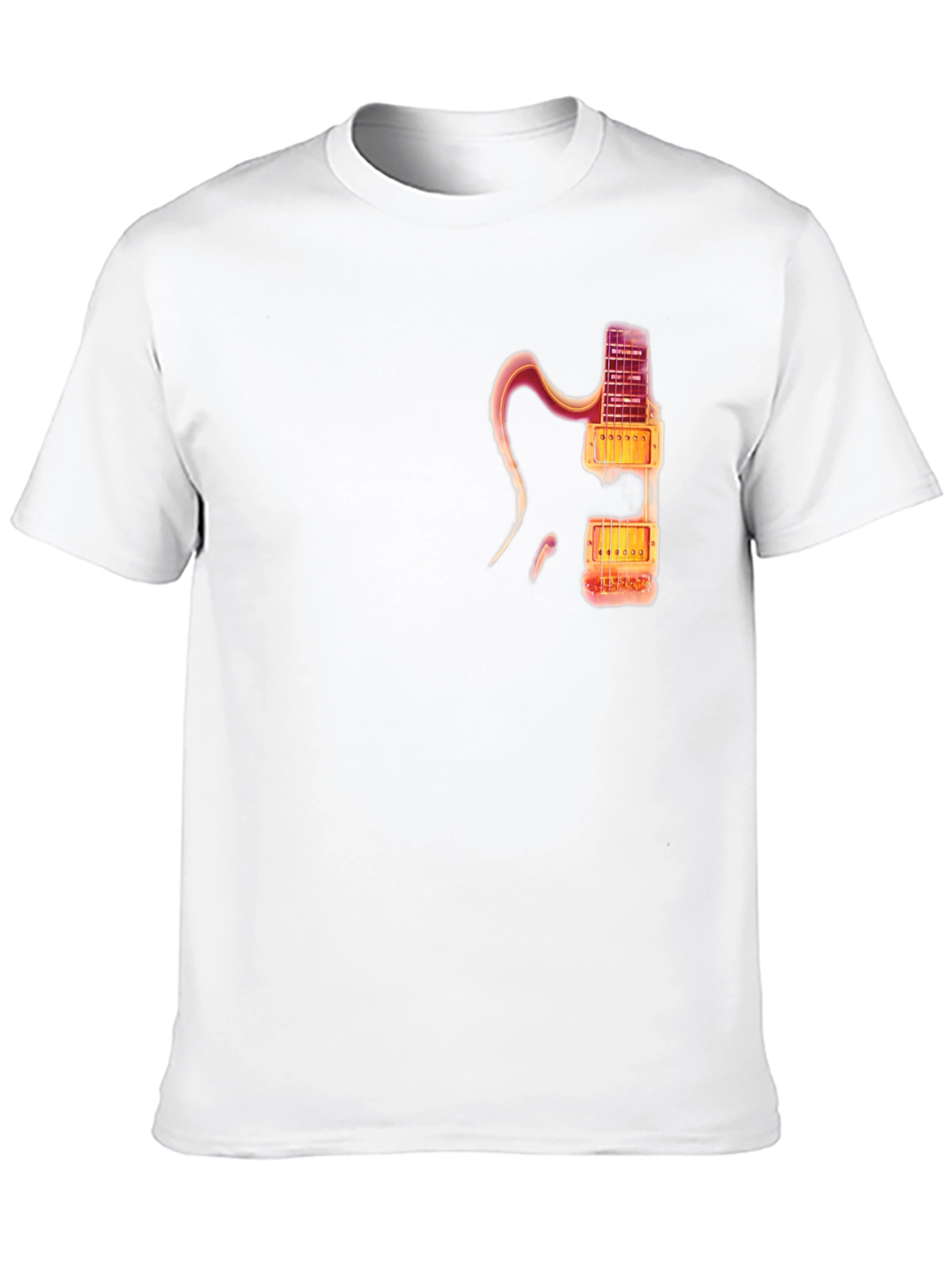 Electric Guitar Graphic Tee - Cool Musician Shirt