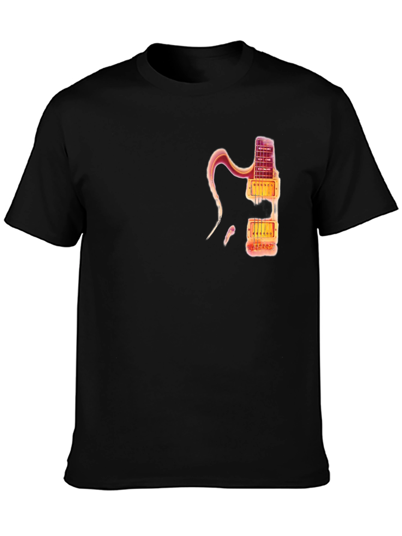 Electric Guitar Graphic Tee - Cool Musician Shirt