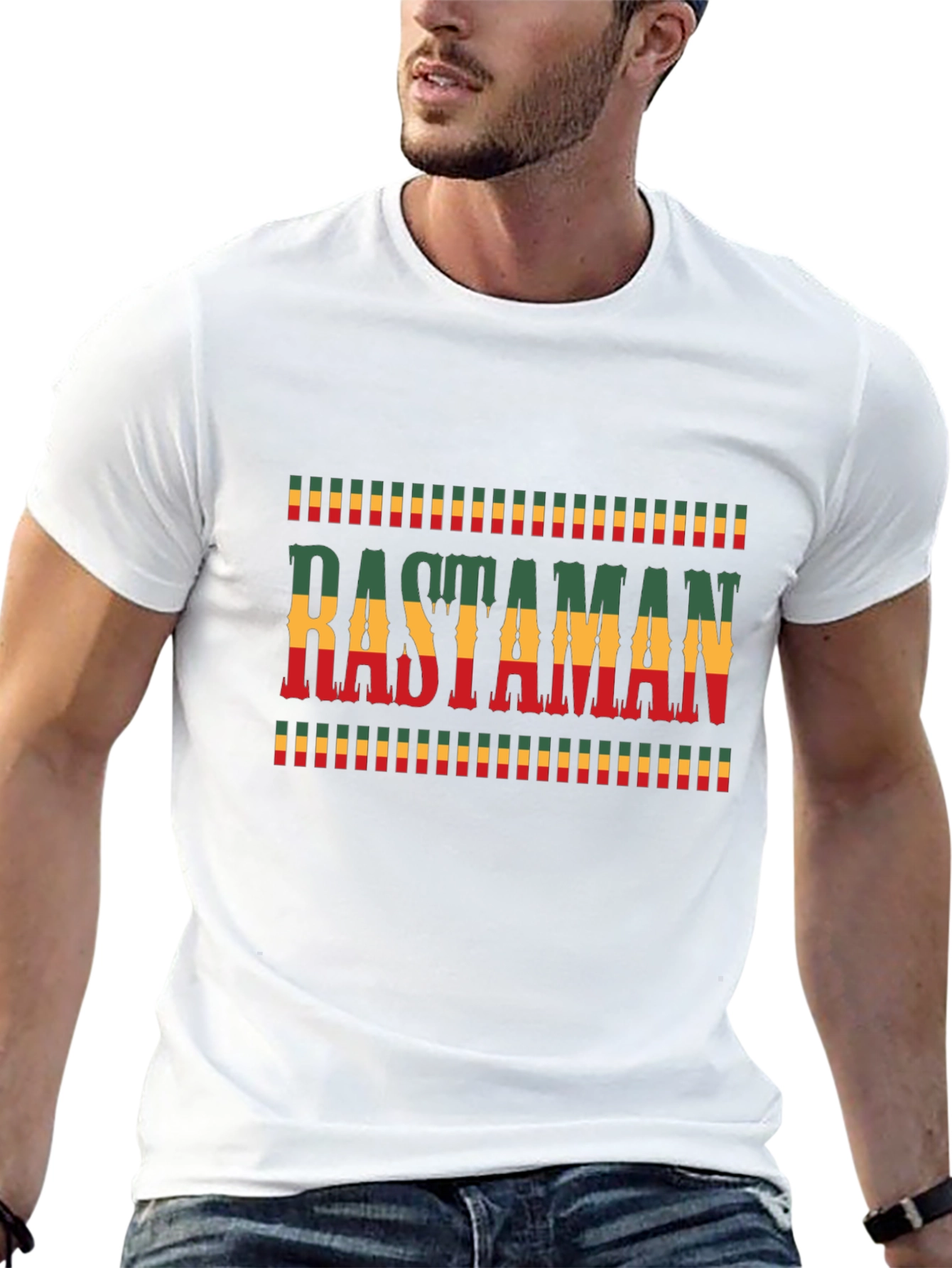 Rastaman Reggae T-Shirt - Cool Graphic Tee