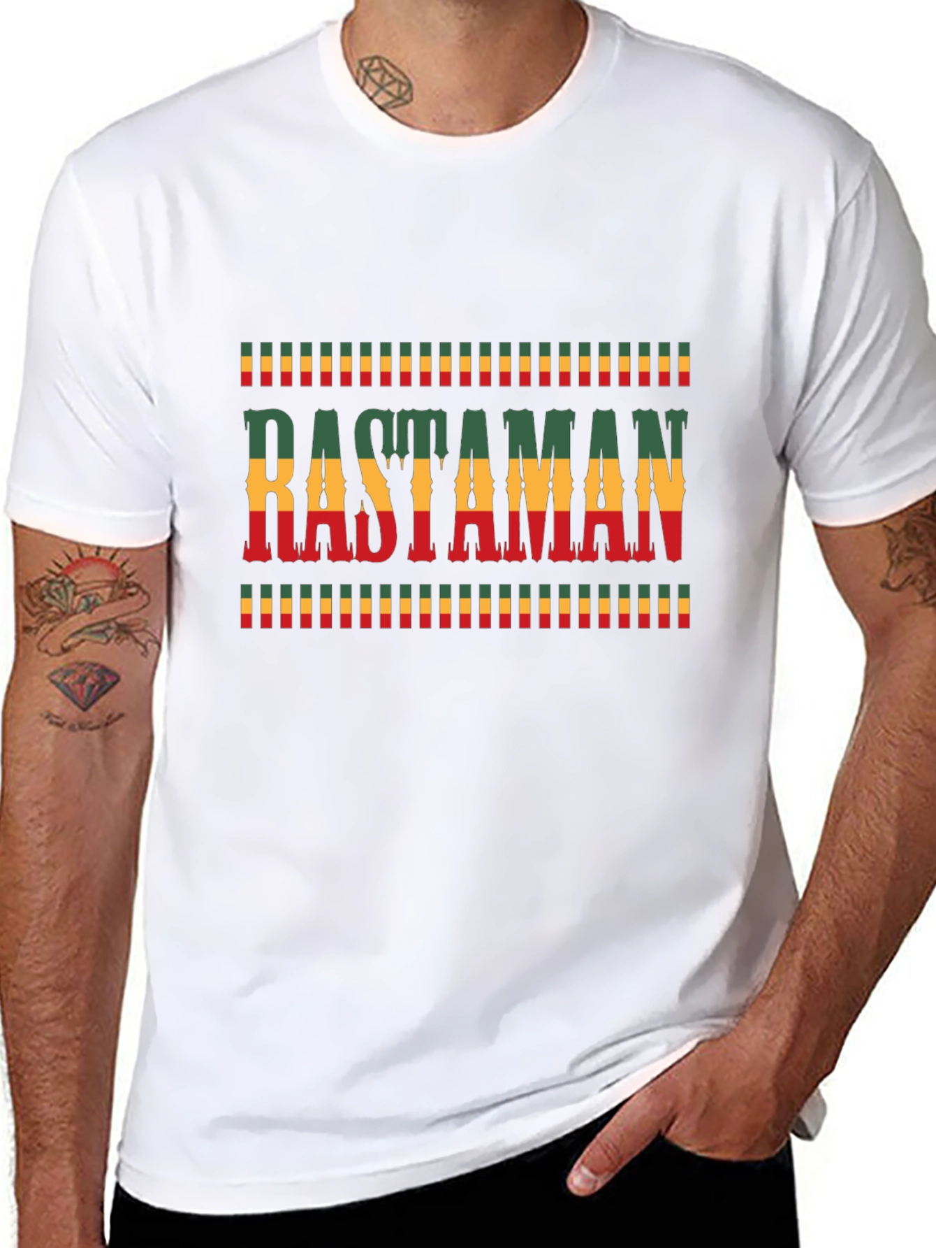 Rastaman Reggae T-Shirt - Cool Graphic Tee
