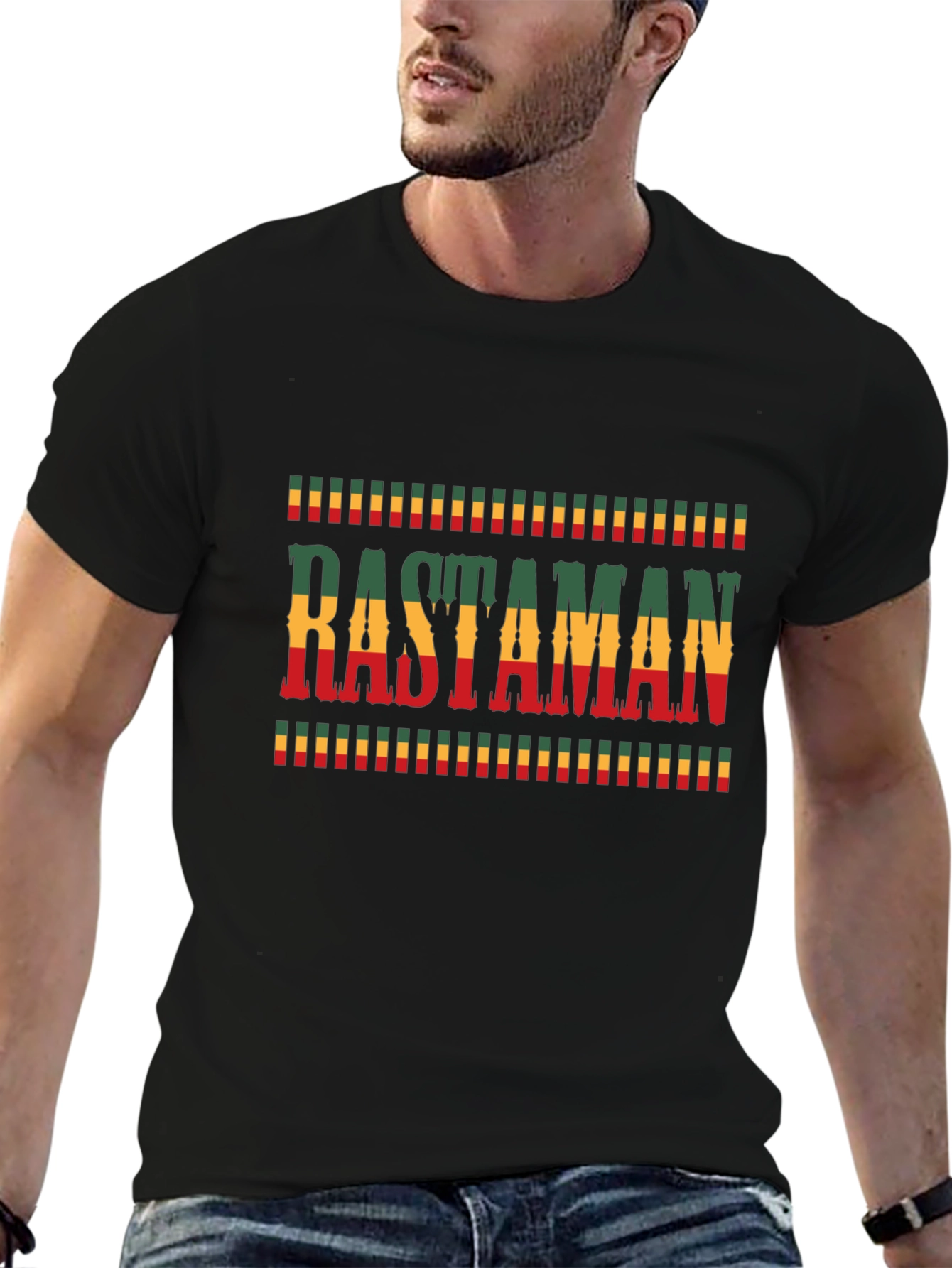 Rastaman Reggae T-Shirt - Cool Graphic Tee