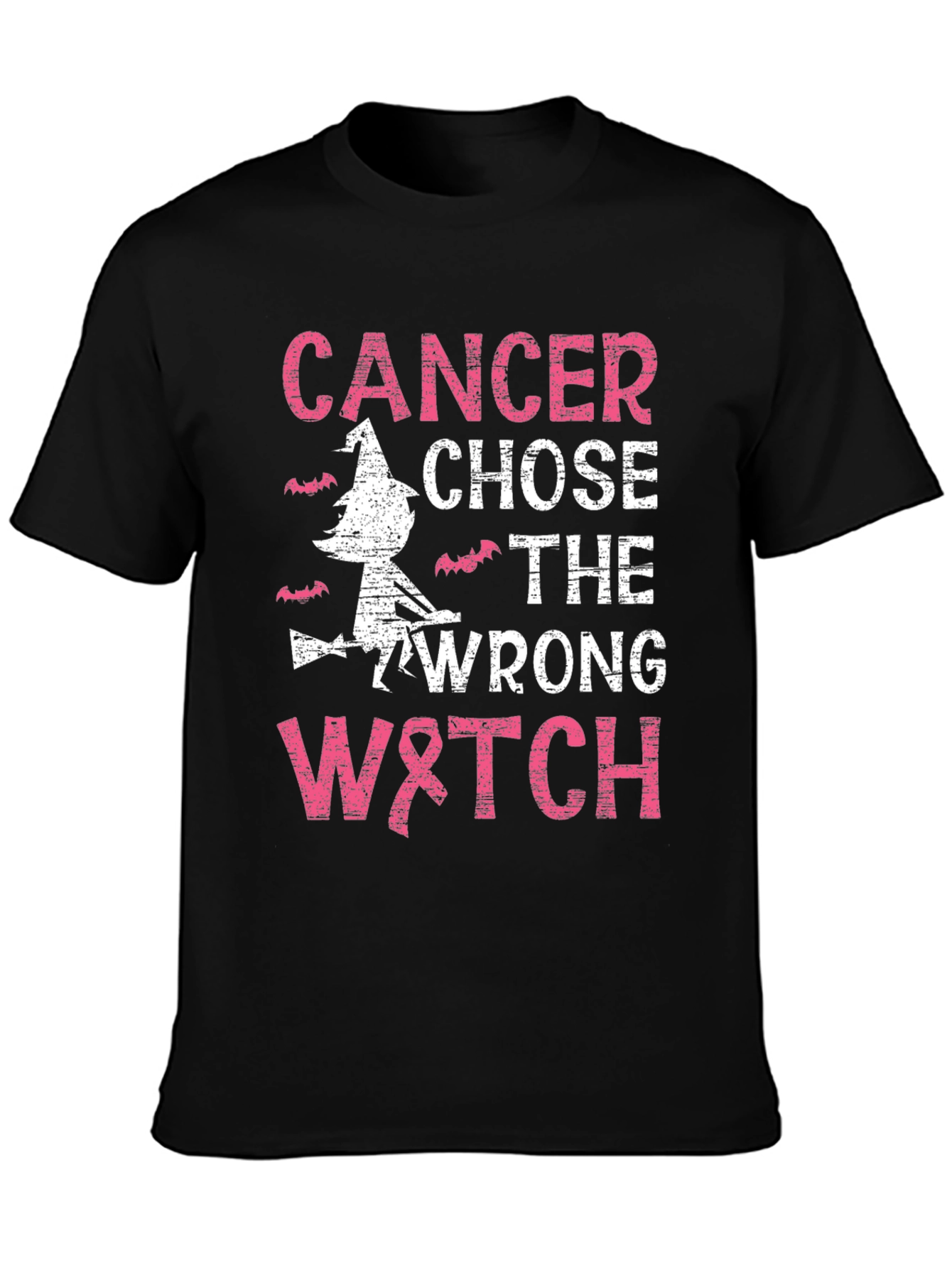Cancer Chose Wrong Witch T-Shirt