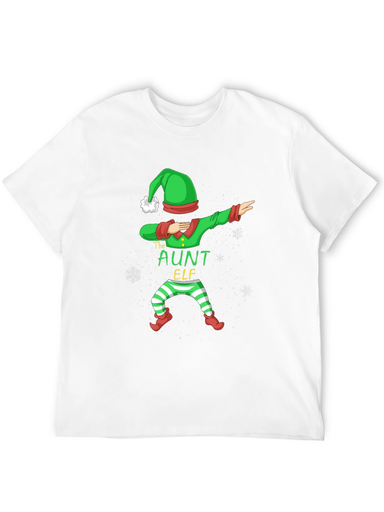 Dabbing Aunt Elf Holiday T-Shirt