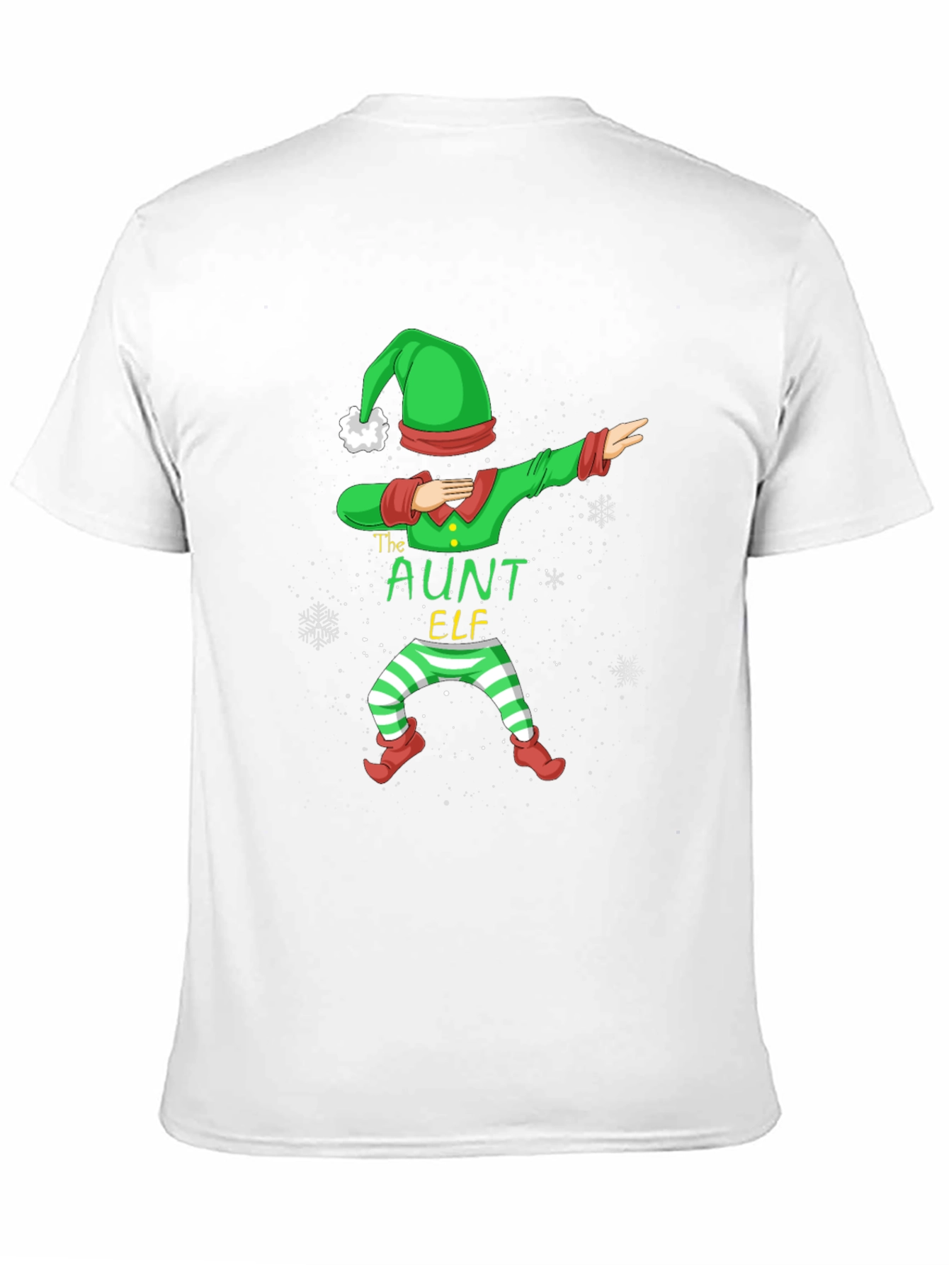 Dabbing Aunt Elf Holiday T-Shirt