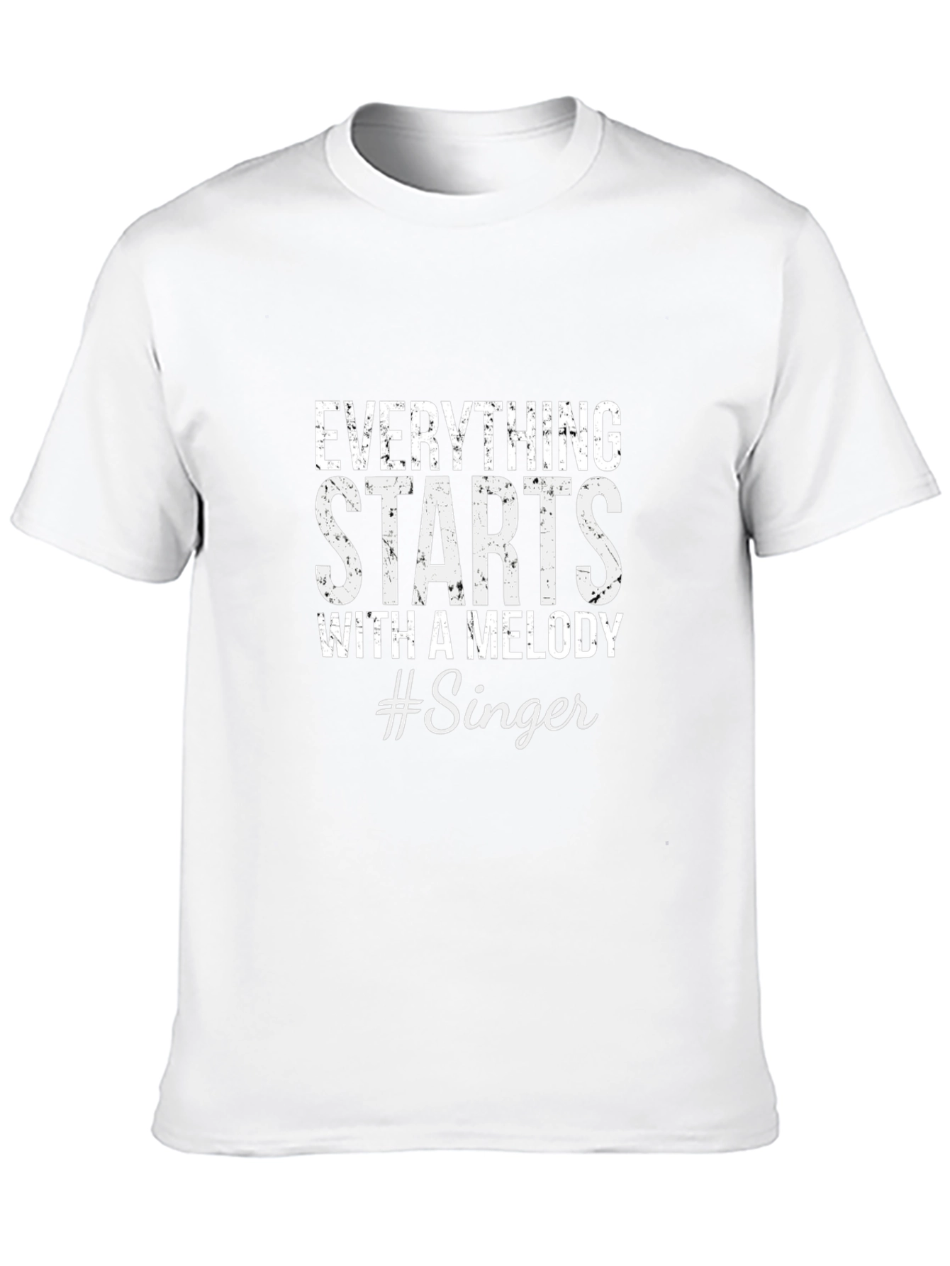 Everything Starts With A Melody Singer T-Shirt