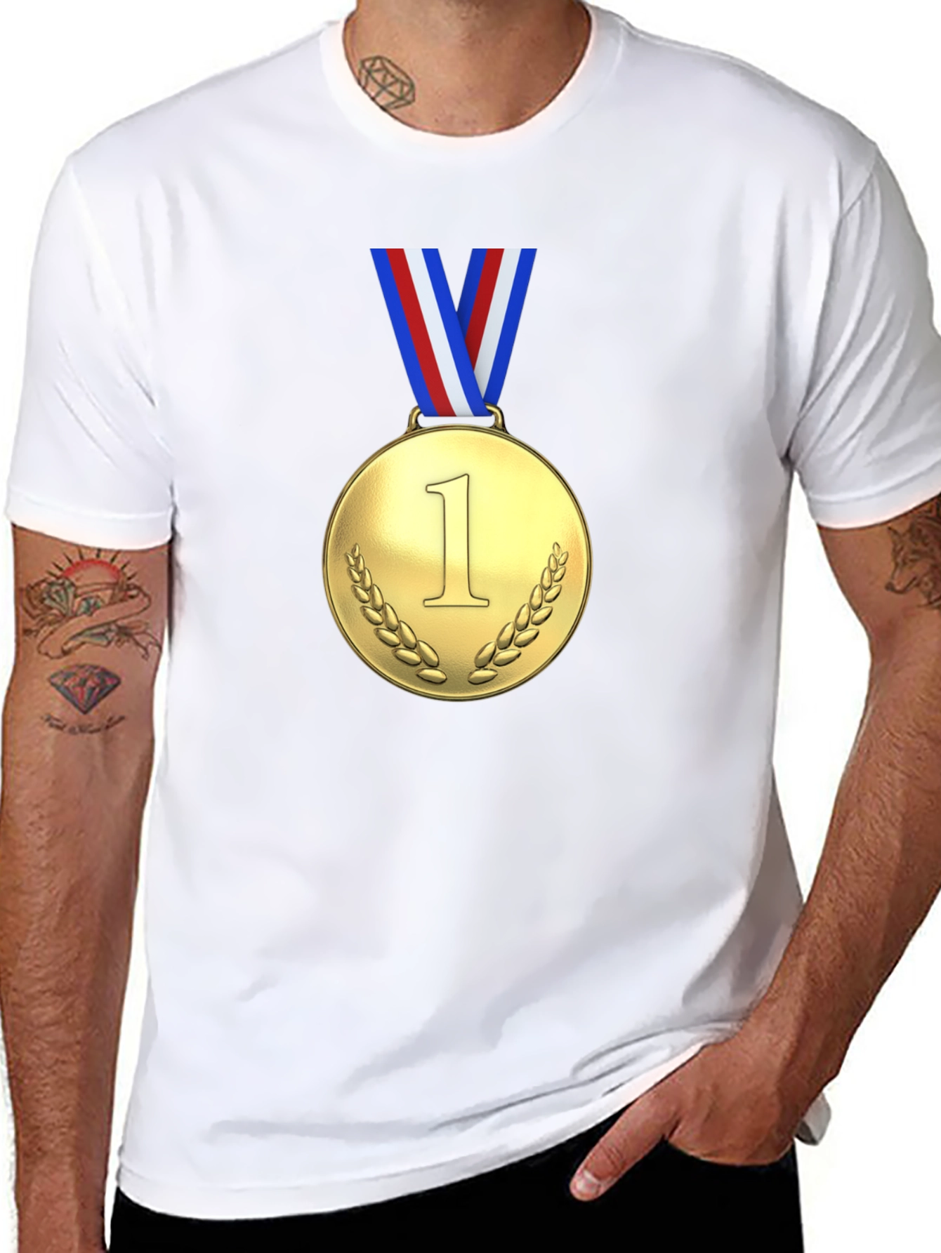 Gold Medal Winner Black T-Shirt