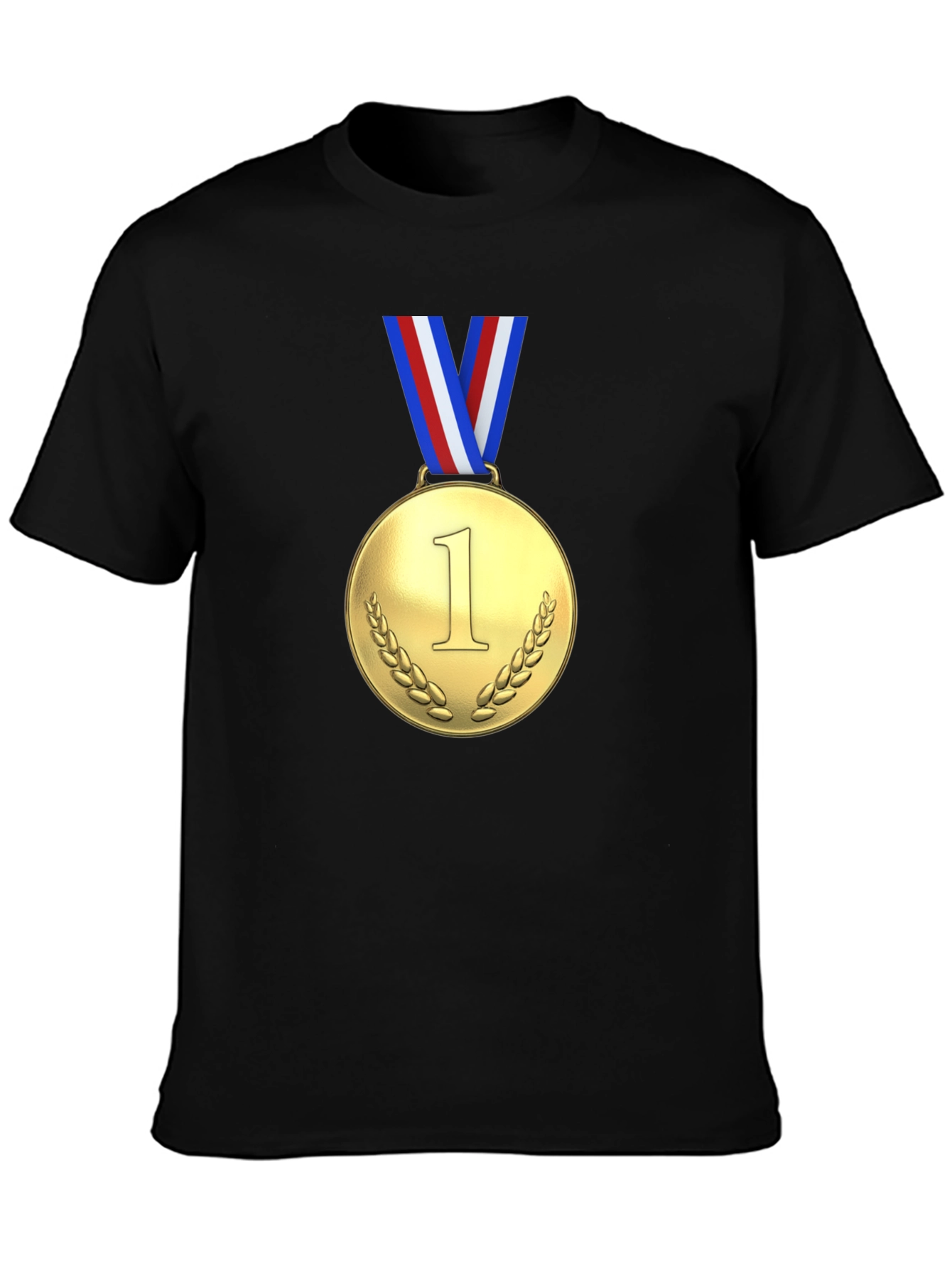Gold Medal Winner Black T-Shirt