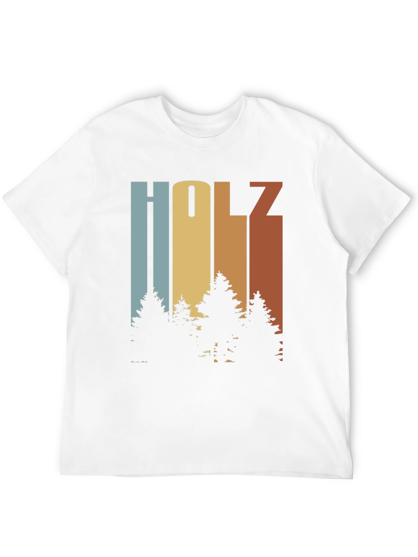 Holz Tree Graphic Tee - Retro Style