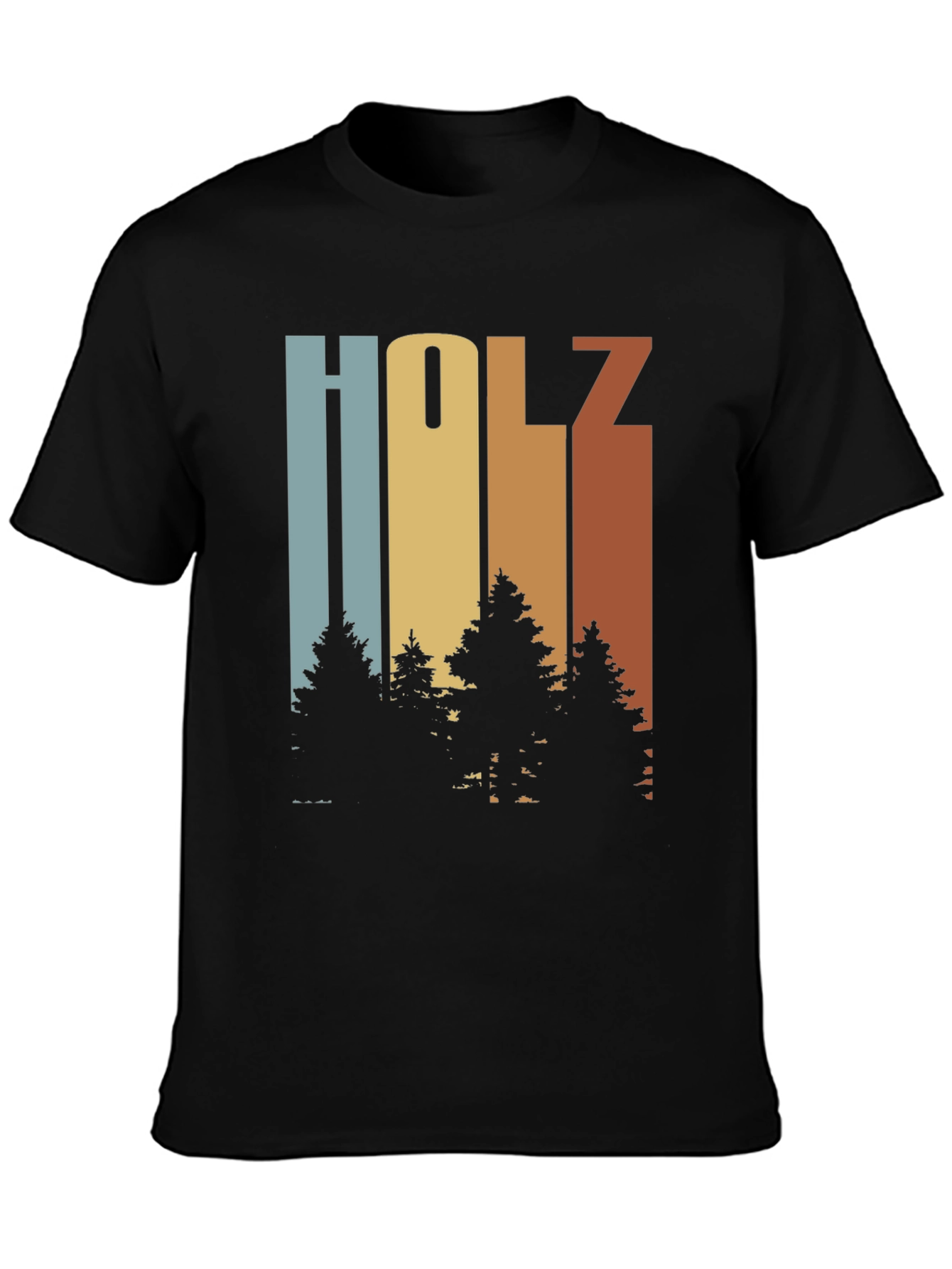 Holz Tree Graphic Tee - Retro Style